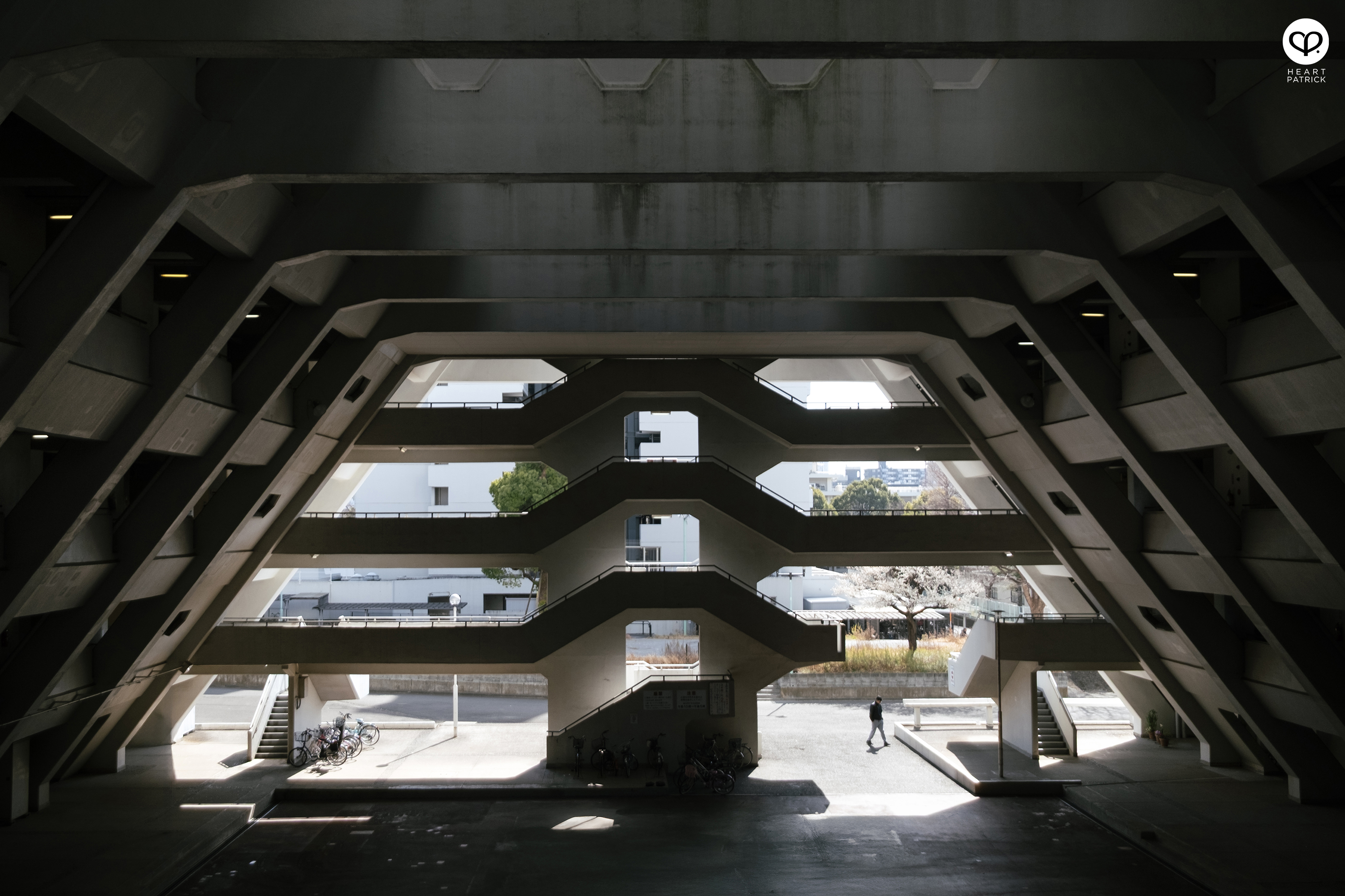 heartpatrick architecture photography kawaramachi housing complex kawasaki city sachio odani