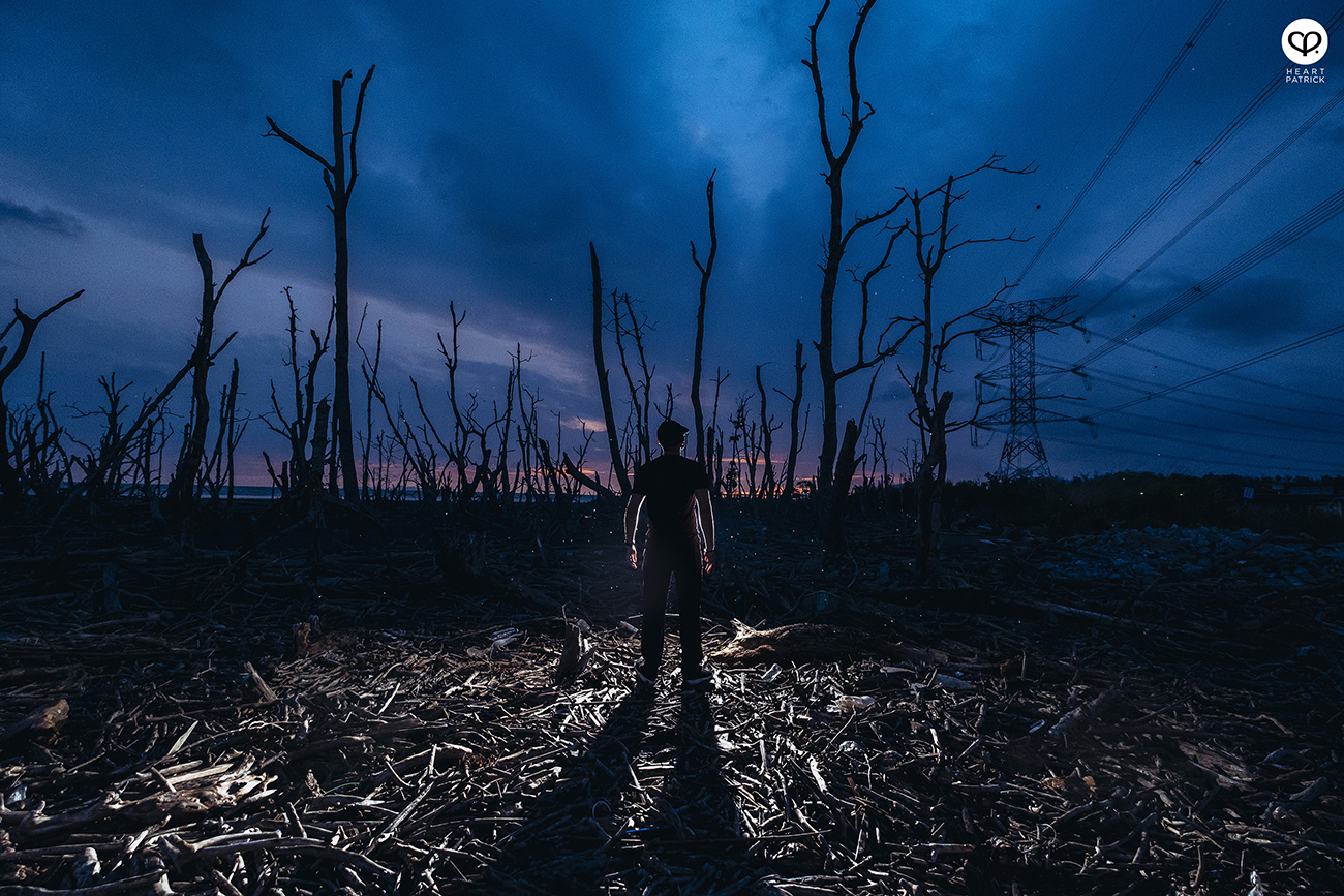 heartpatrick urban exploring kayu bakau pasir panjang sitiawan perak