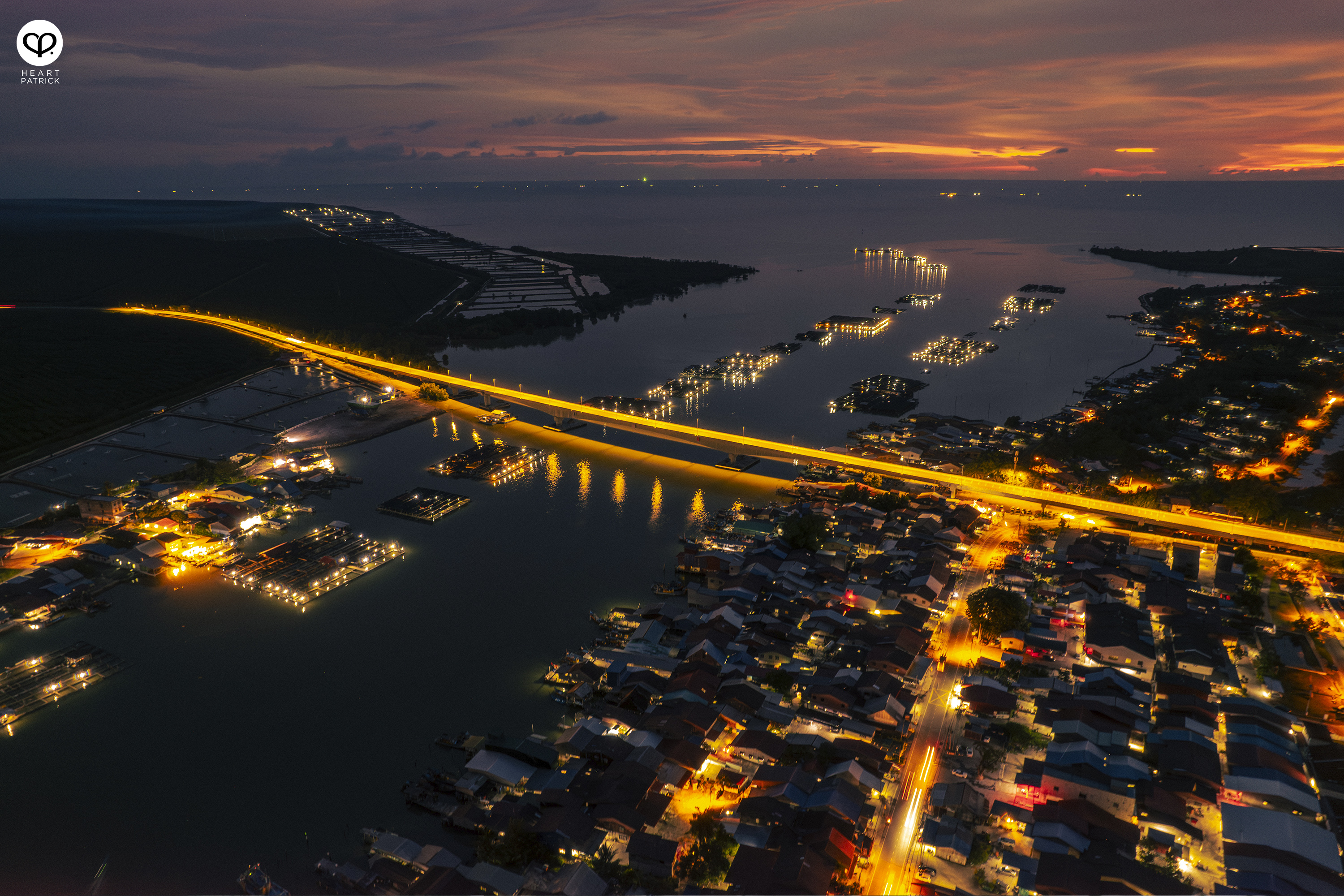 heartpatrick kuala kurau perak malaysia heritage fishing village aerial photography