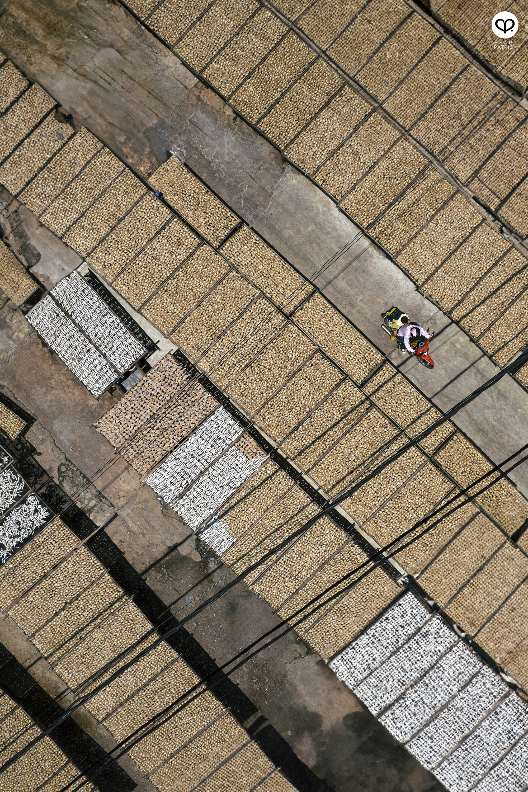heartpatrick kuala kurau perak malaysia heritage fishing village aerial photography