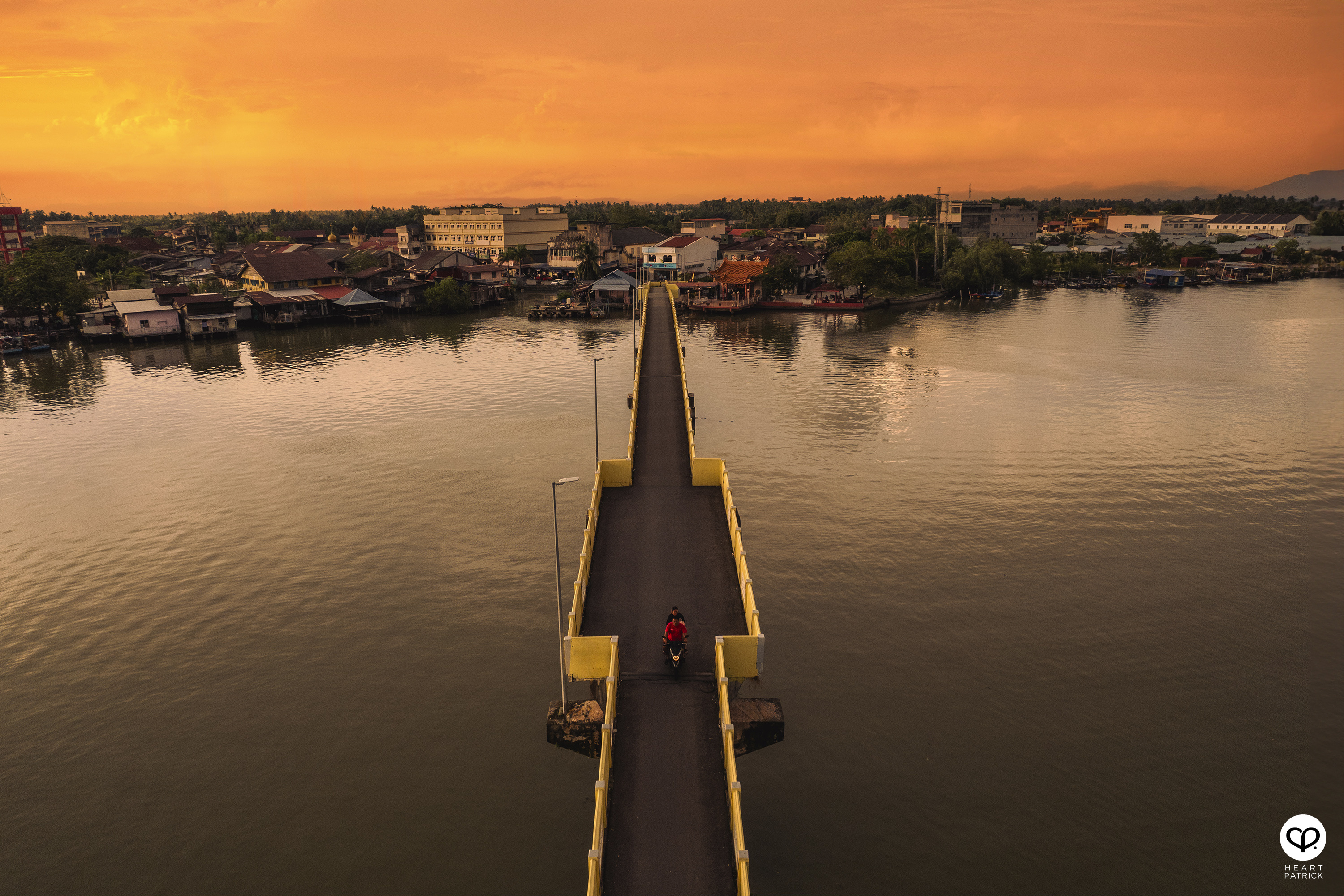 heartpatrick kuala kurau perak malaysia heritage fishing village aerial photography