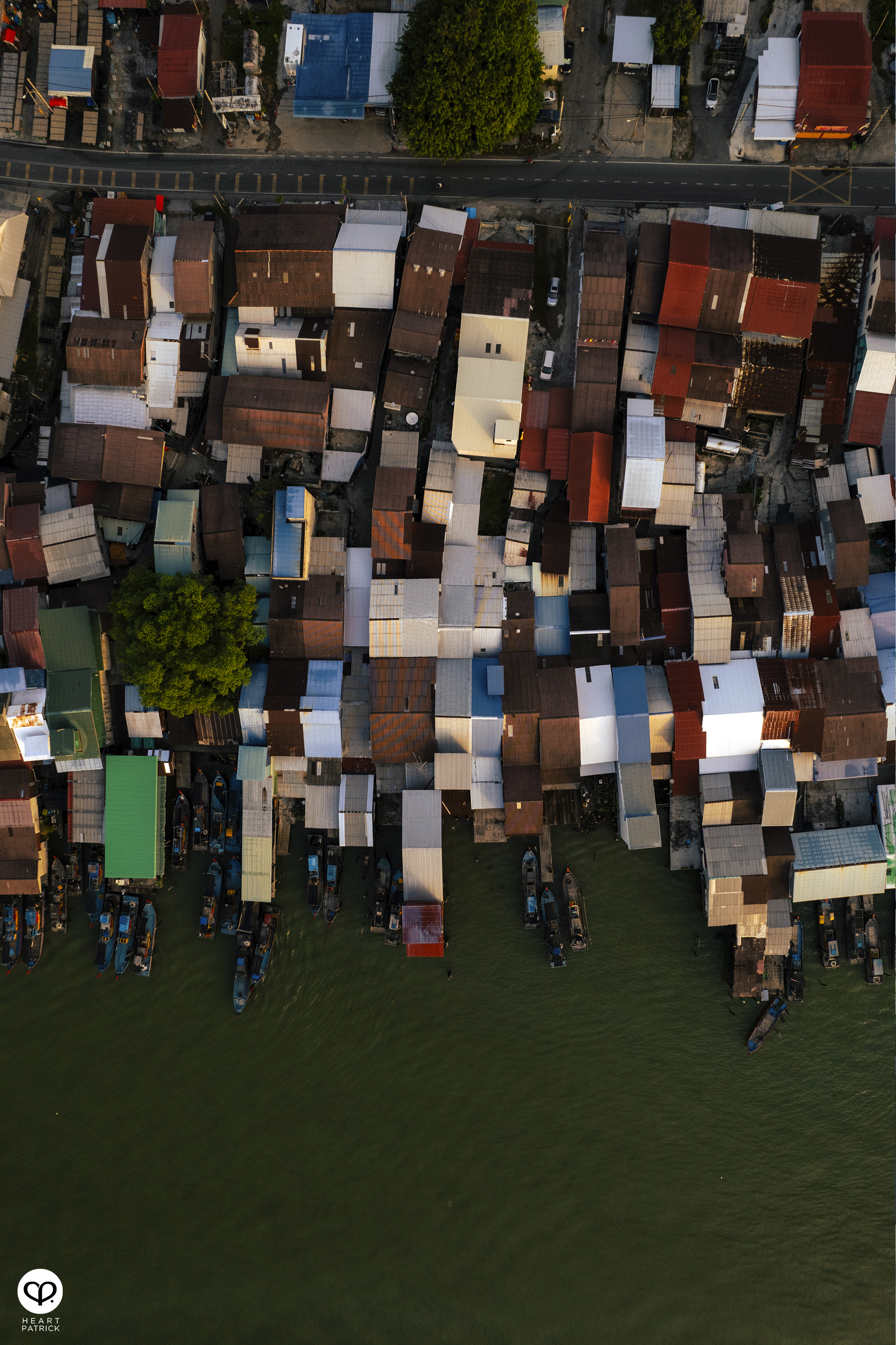 heartpatrick kuala kurau perak malaysia heritage fishing village aerial photography