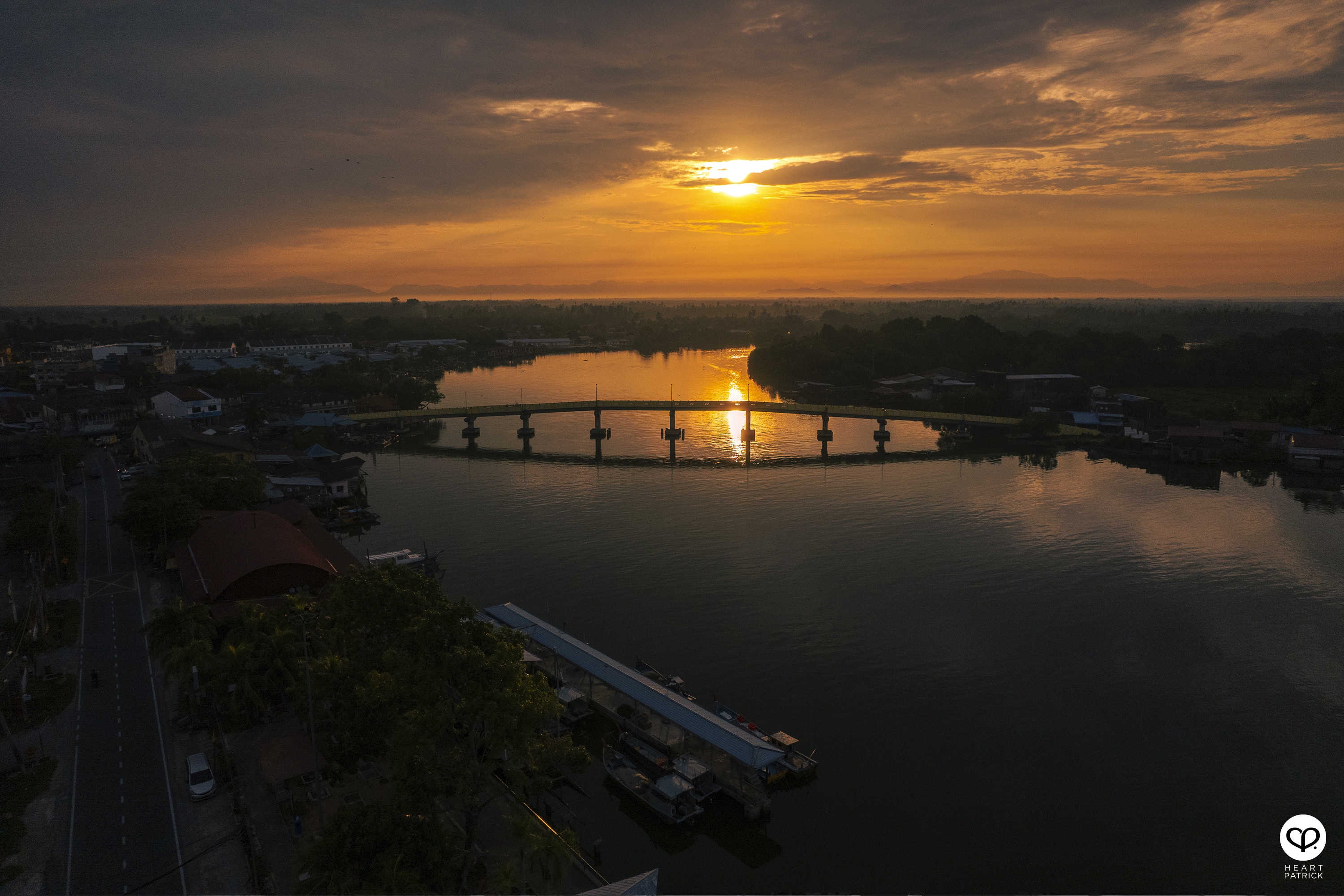 heartpatrick kuala kurau perak malaysia heritage fishing village aerial photography