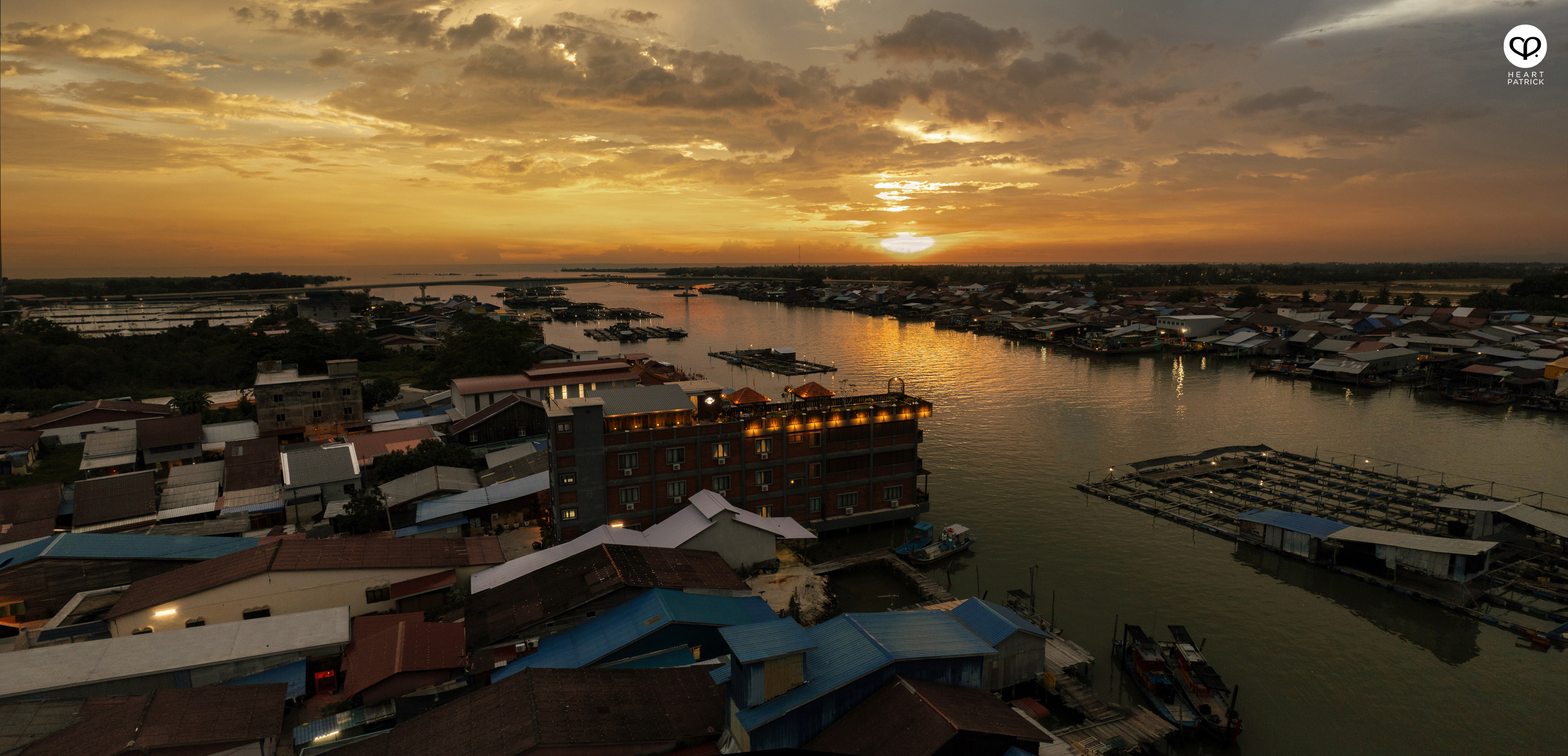 heartpatrick kuala kurau perak malaysia heritage fishing village aerial photography