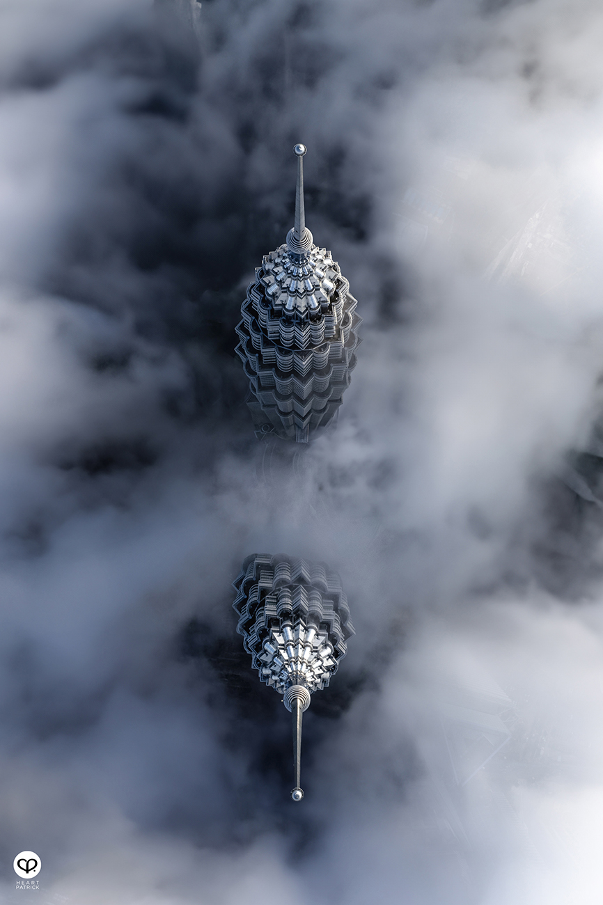 heartpatrick urban exploring aerial photography kuala lumpur malaysia in the clouds petronas twin towers kl tower merdeka pnb118 trx
