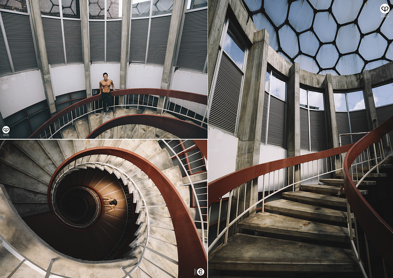 heartpatrick university malaysia faculty economics spiral staircase