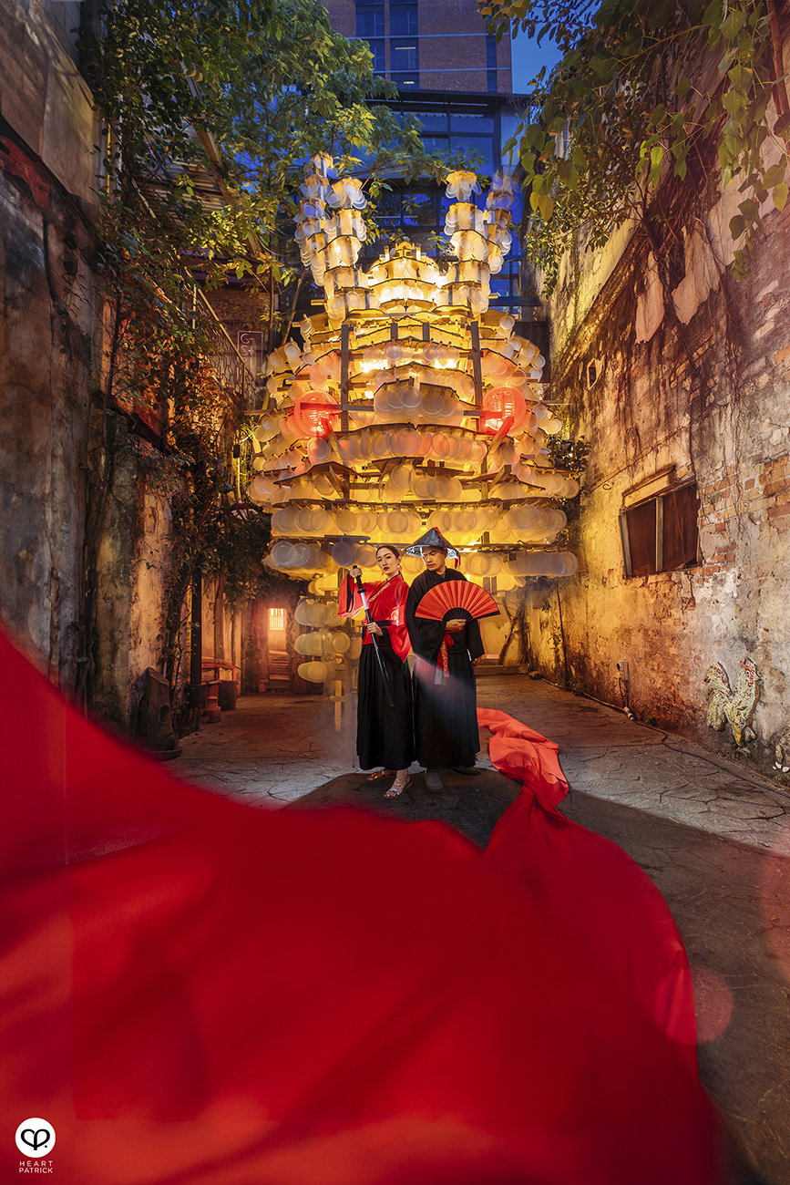 heartpatrick malaysia heritage kwai chai hong midautumn 2023 moonlit dragon installation