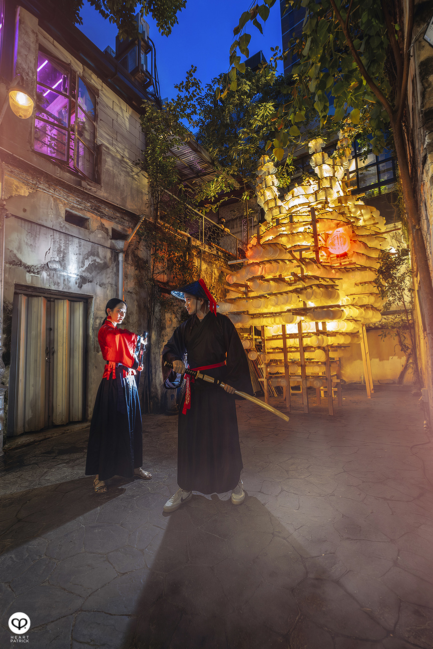 heartpatrick malaysia heritage kwai chai hong midautumn 2023 moonlit dragon installation