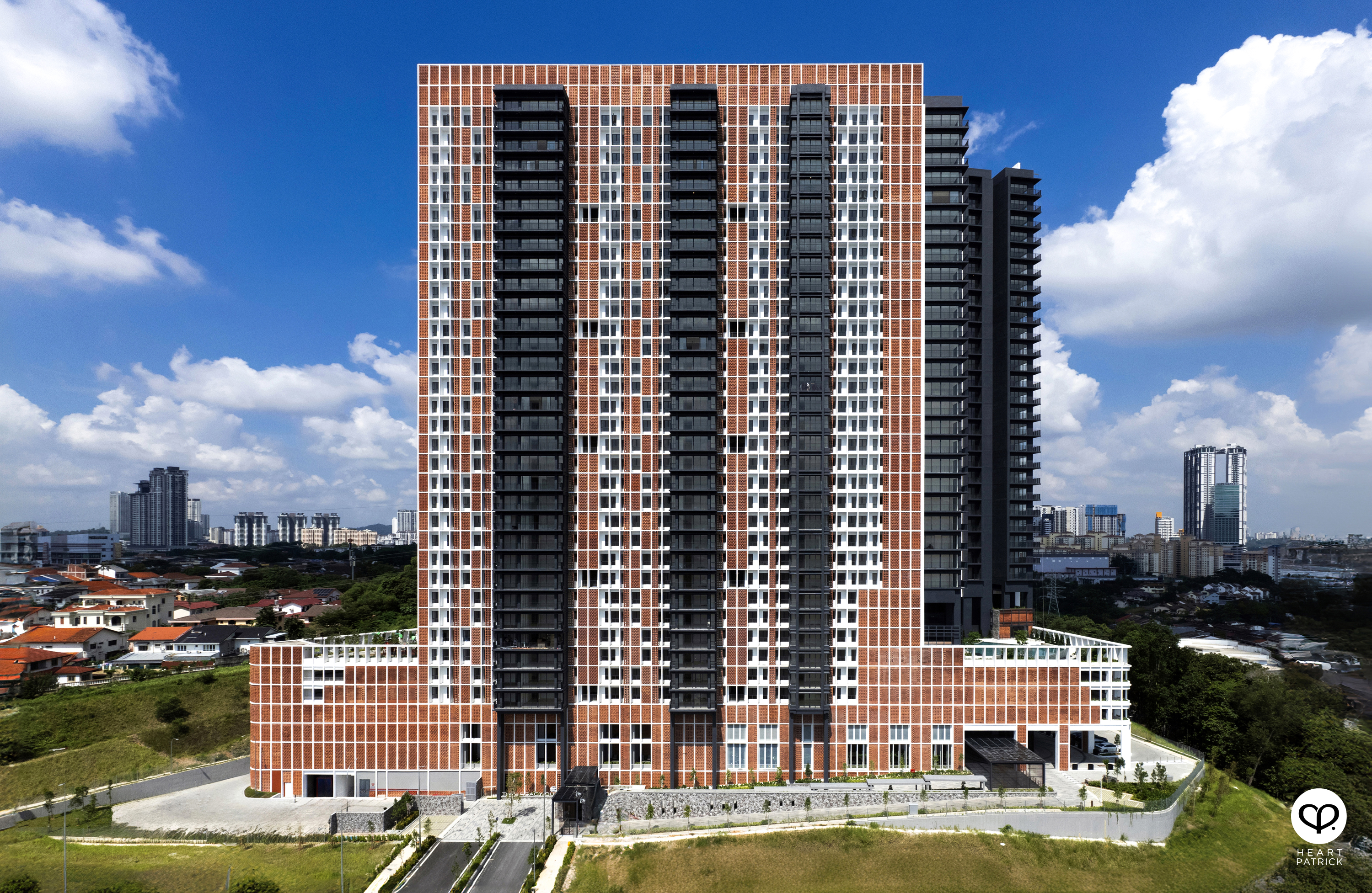 heartpatrick architecture aerial photography the legacy condo taman oug gdp architects