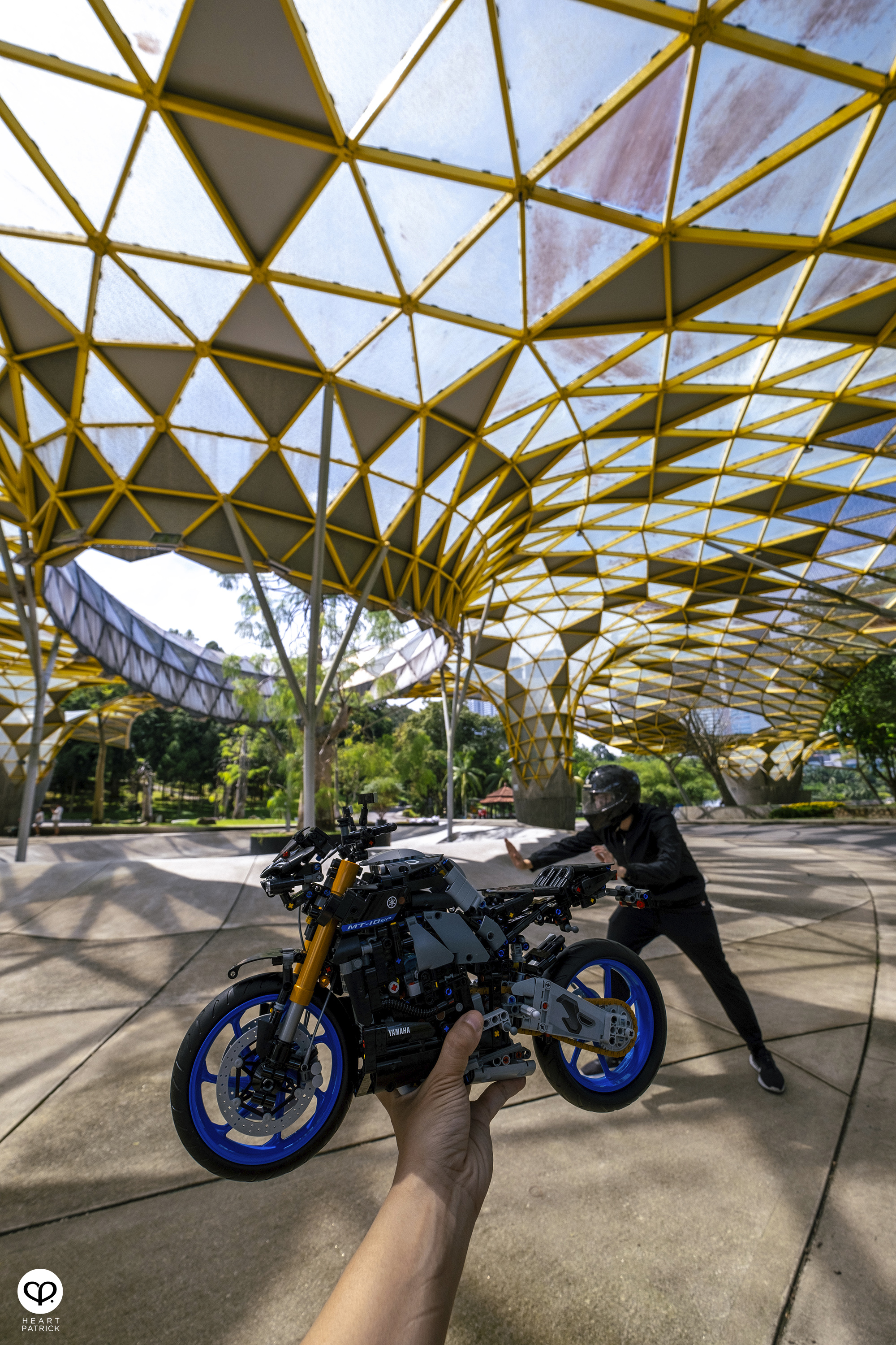 heartpatrick malaysia street miniature product photography lego technic yamaha MT10sp