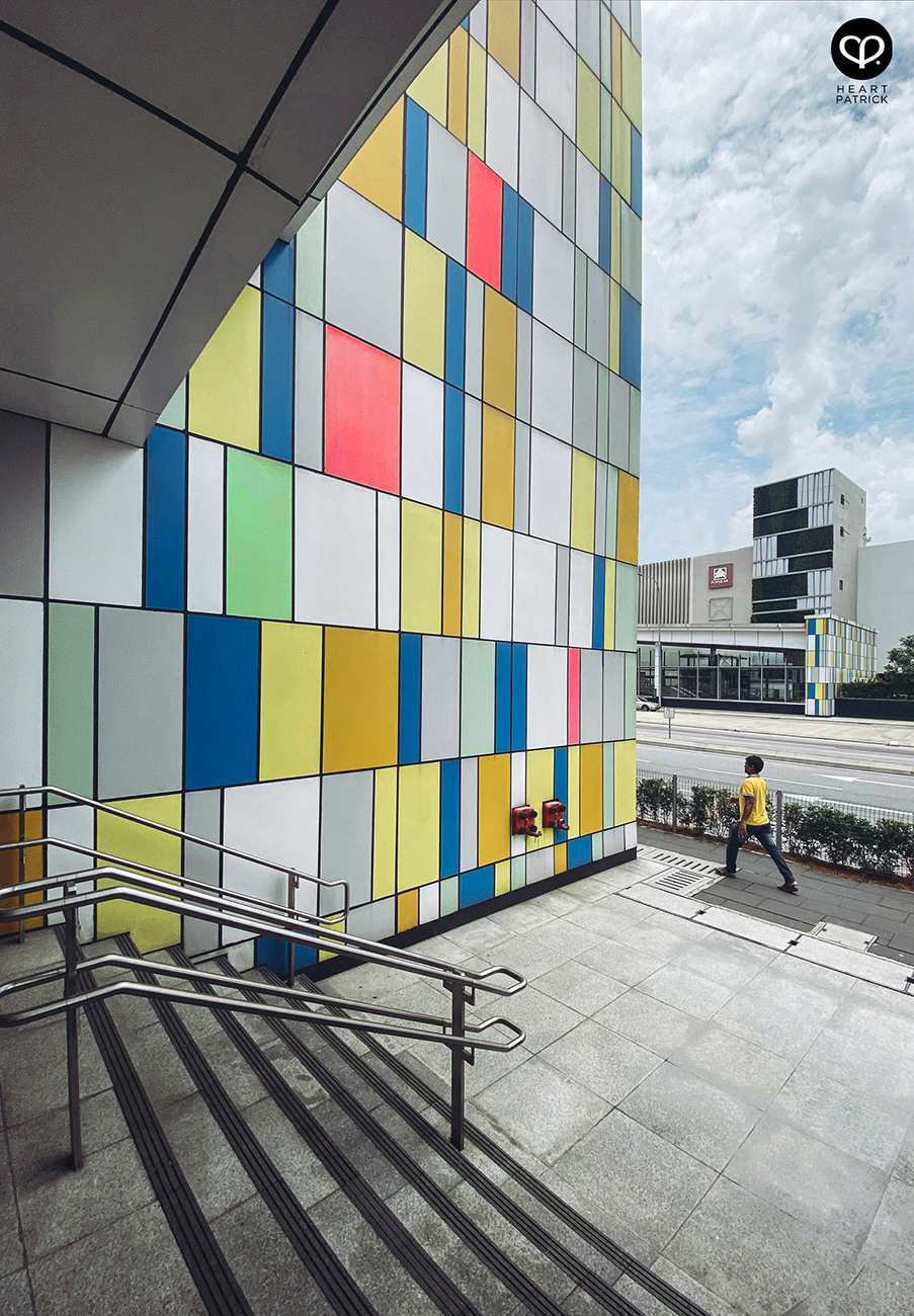 heartpatrick urban exploring street photography maluri mrt station cheras colorful fa�ade