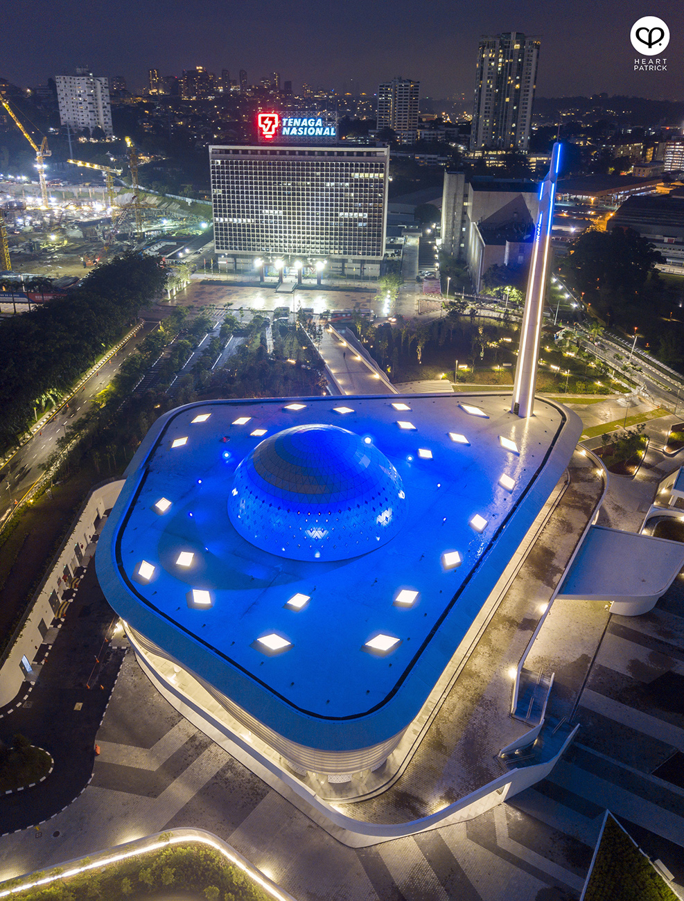heartpatrick urban exploring architecture aerial photography masjid tnb bangsar