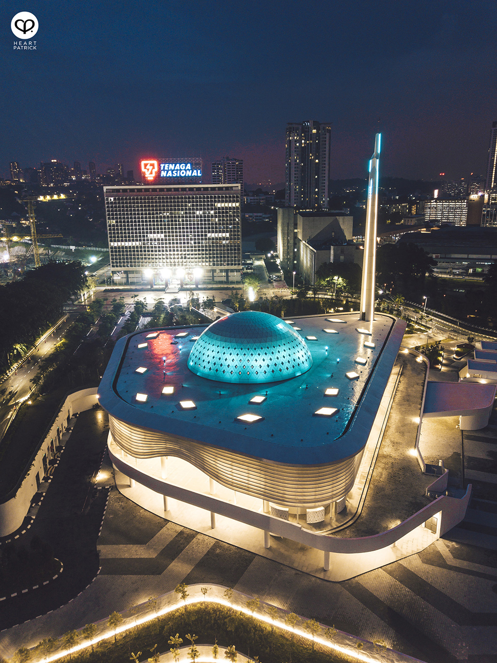 heartpatrick urban exploring architecture aerial photography masjid tnb bangsar