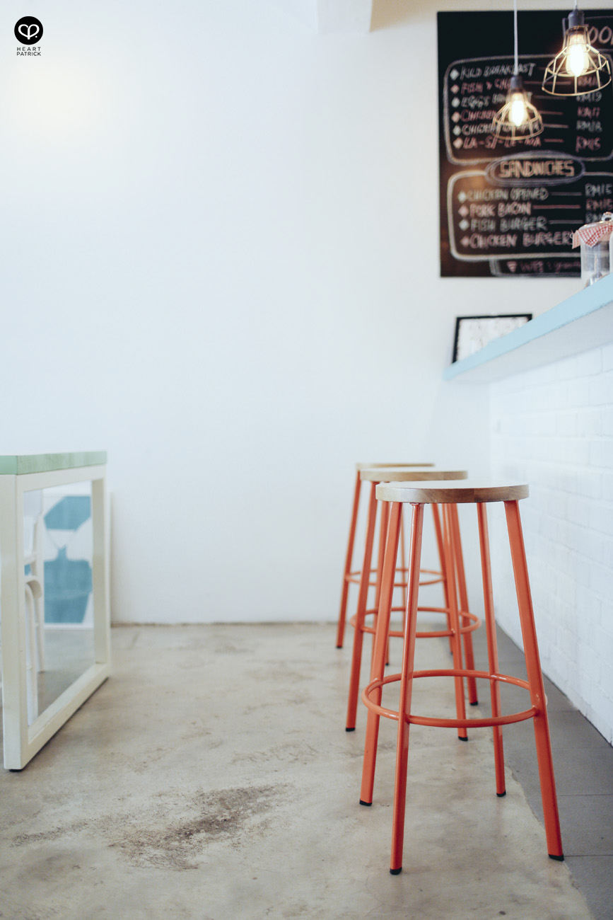 milligram caf� eatery taman mayang jaya kuala lumpur industrial vintage furniture clean minimalist