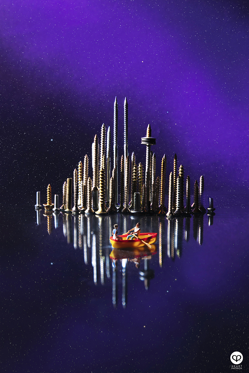 heartpatrick product miniature photography asgard screw city