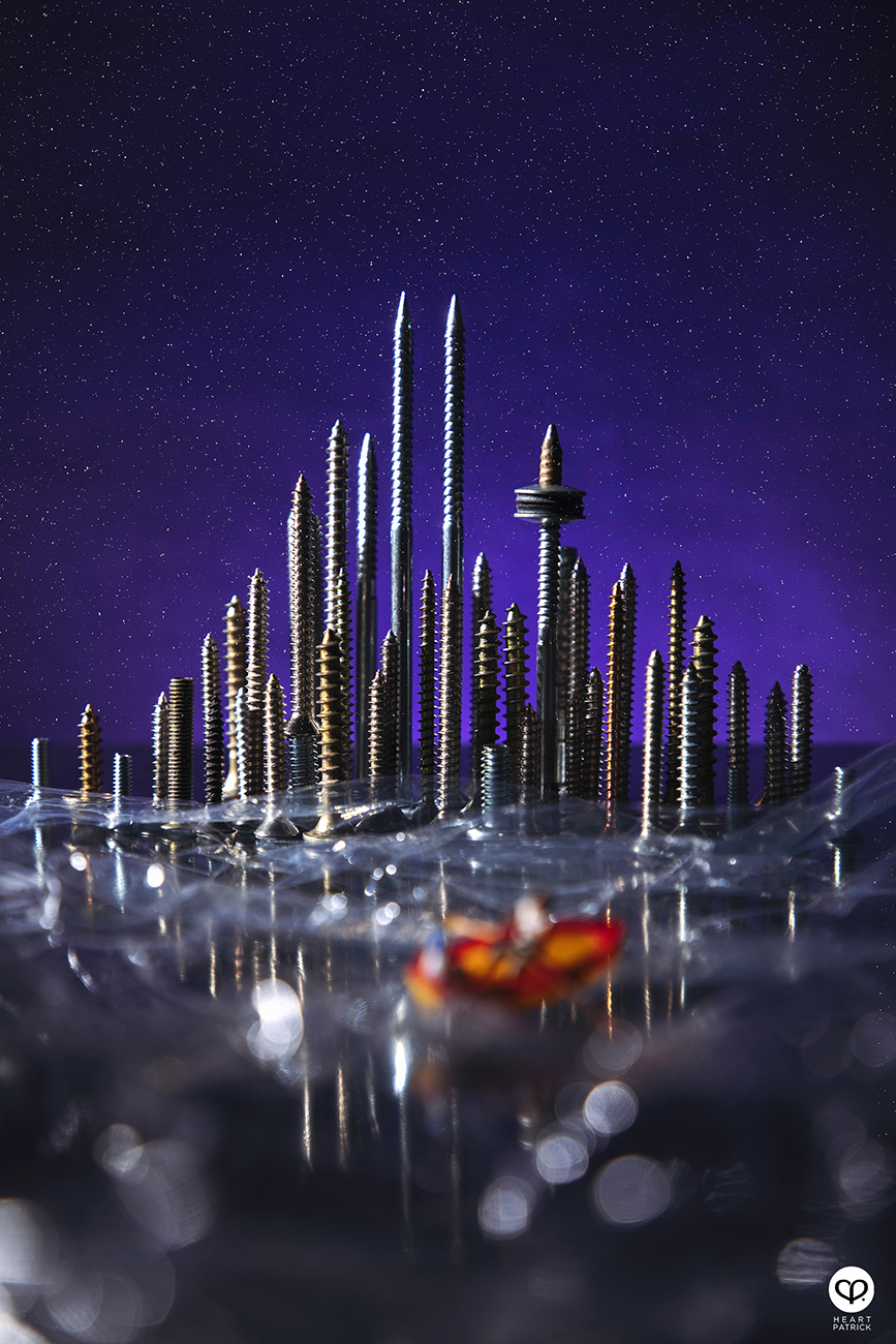 heartpatrick product miniature photography asgard screw city