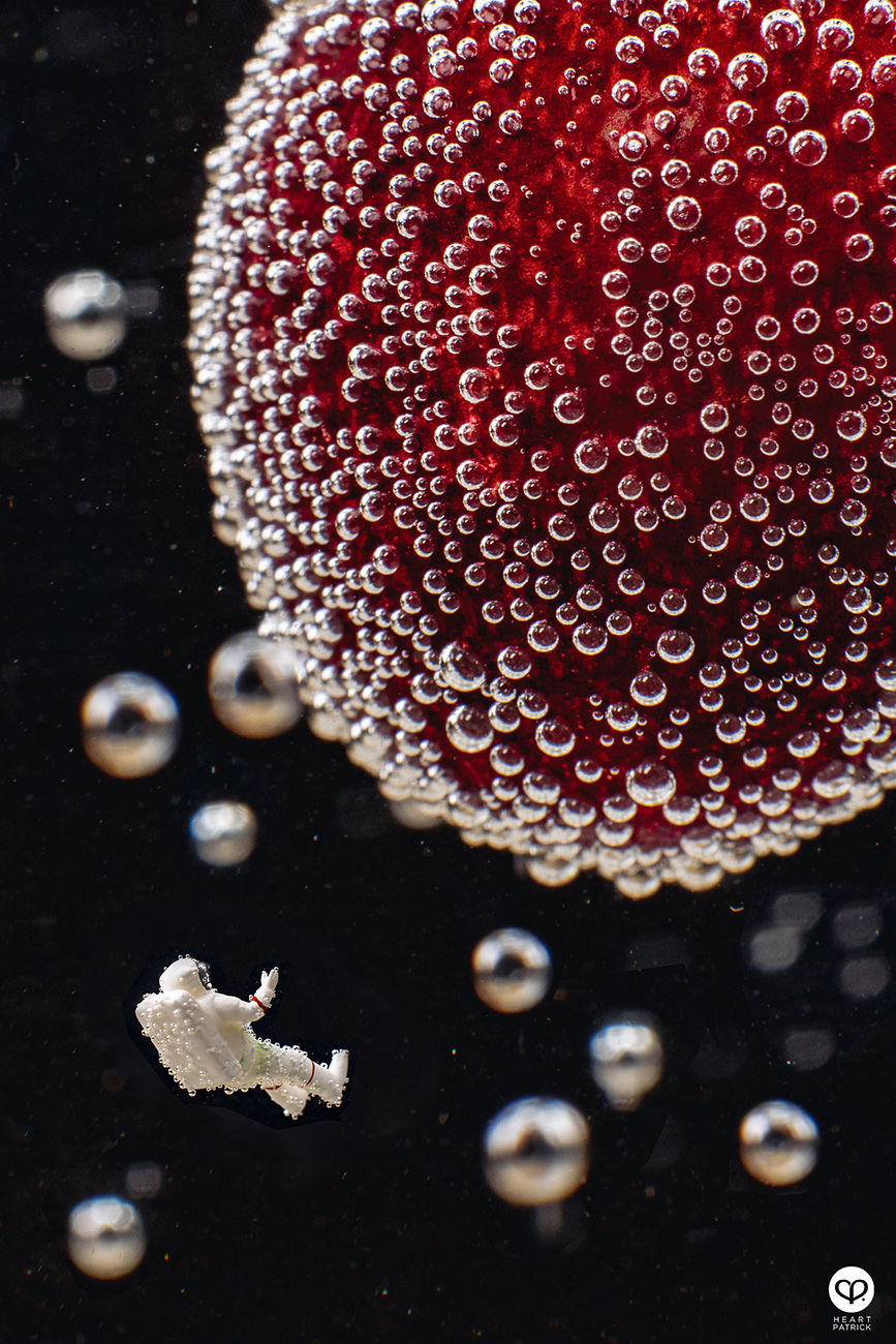 heartpatrick product miniature photography astronaut fizzy ocean fruits
