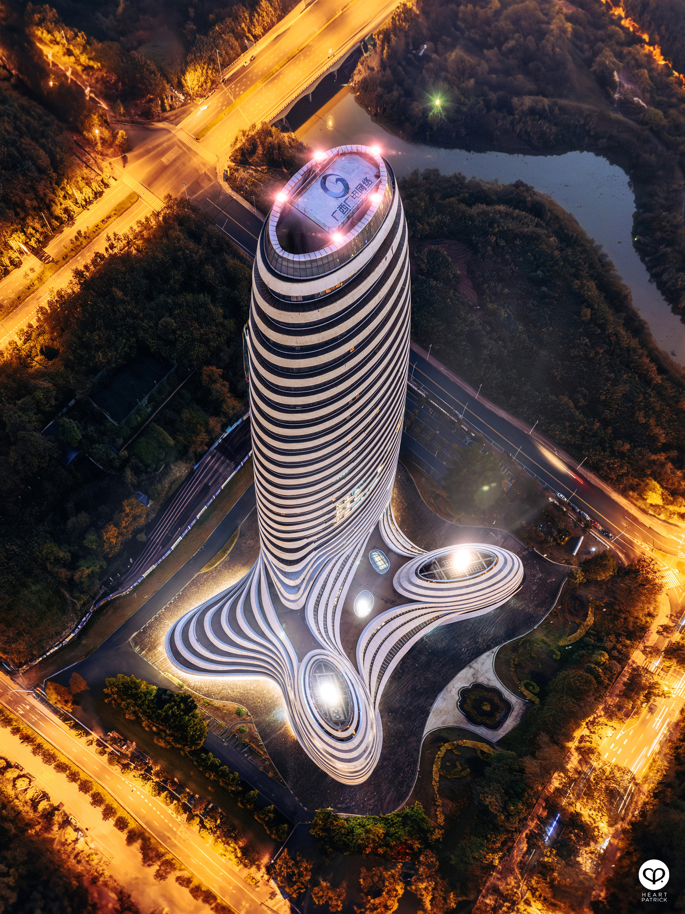 heartpatrick architecture travel photography guangxi new media center nanning china 