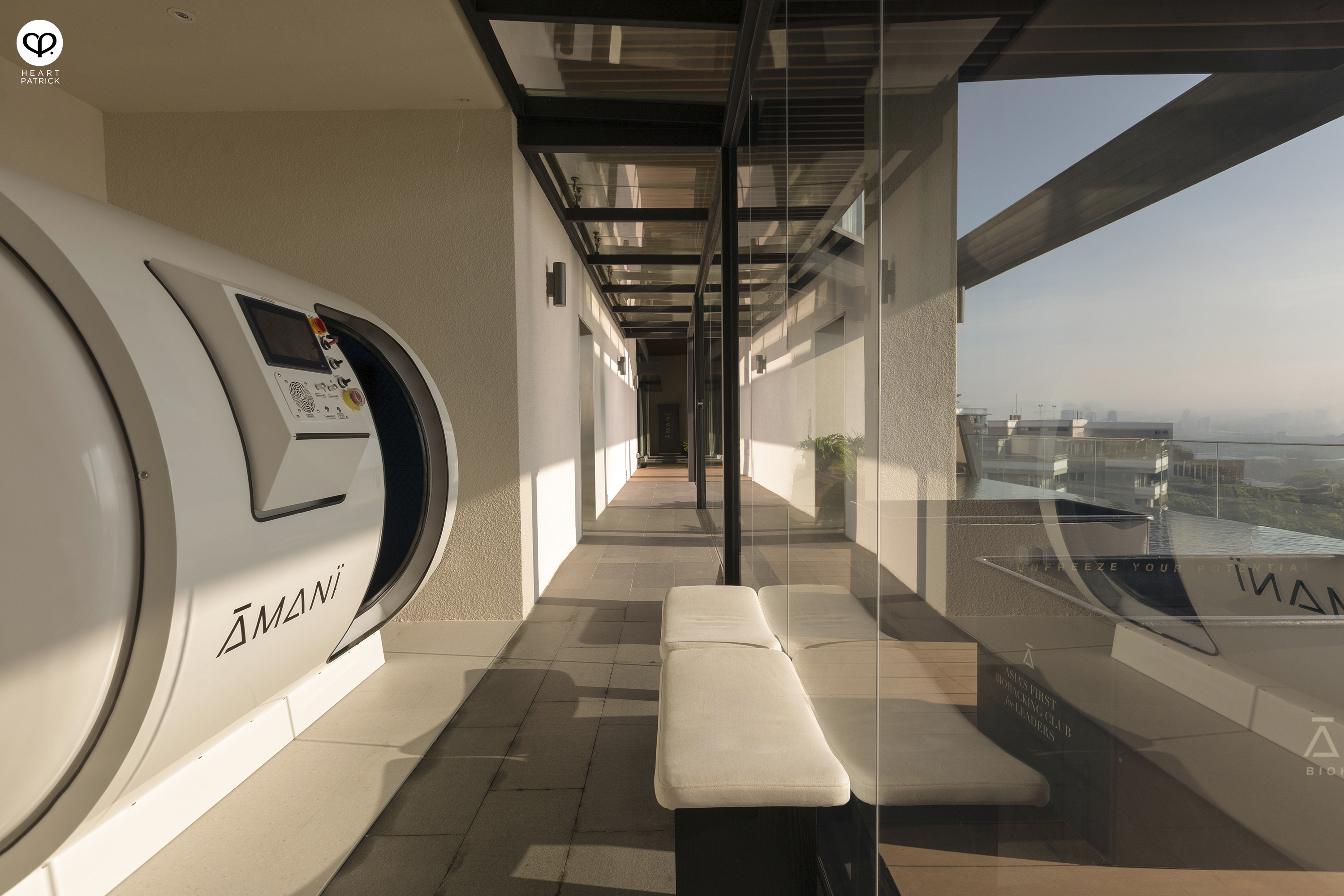 heartpatrick interior photography amani biohacking club kapas heights nu infinity 