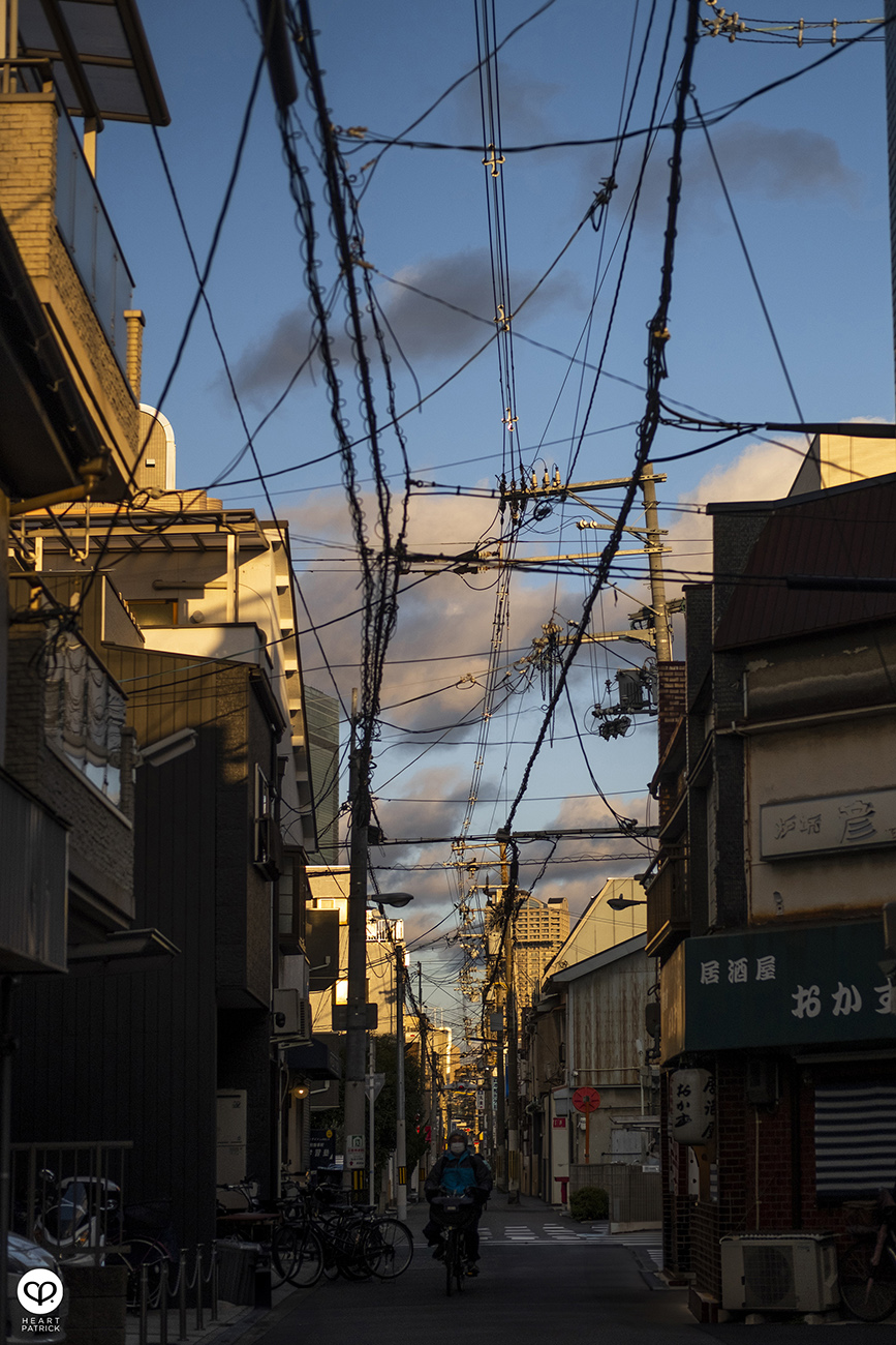 heartpatrick travel osaka japan evening street photography