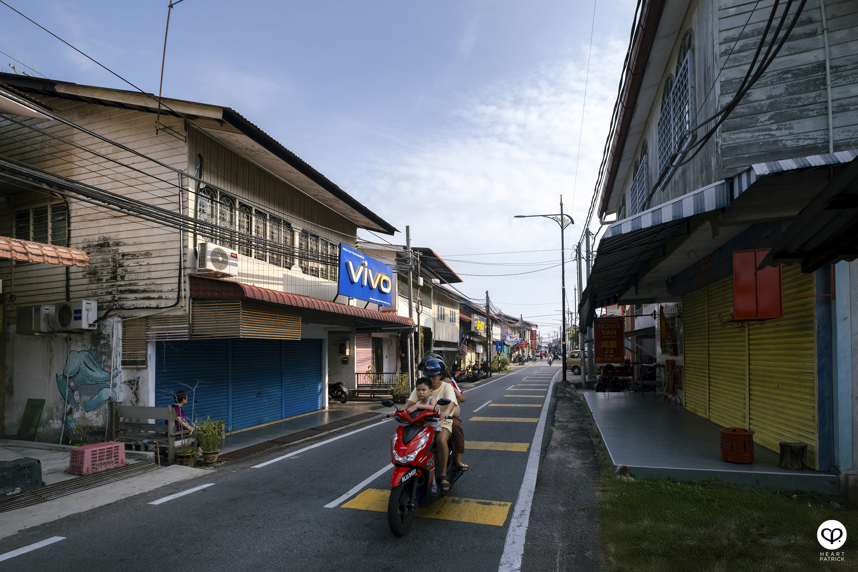 heartpatrick sungai pinang village pulau pangkor malaysia fishing