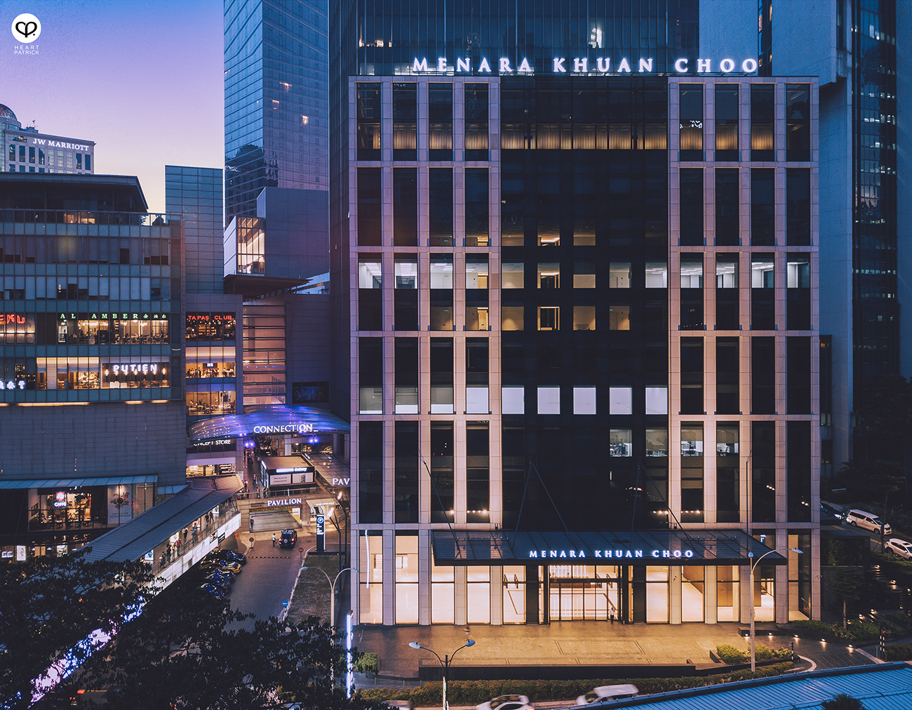 heartpatrick architectural interior photography menara khuan choo bukit bintang pavilion group