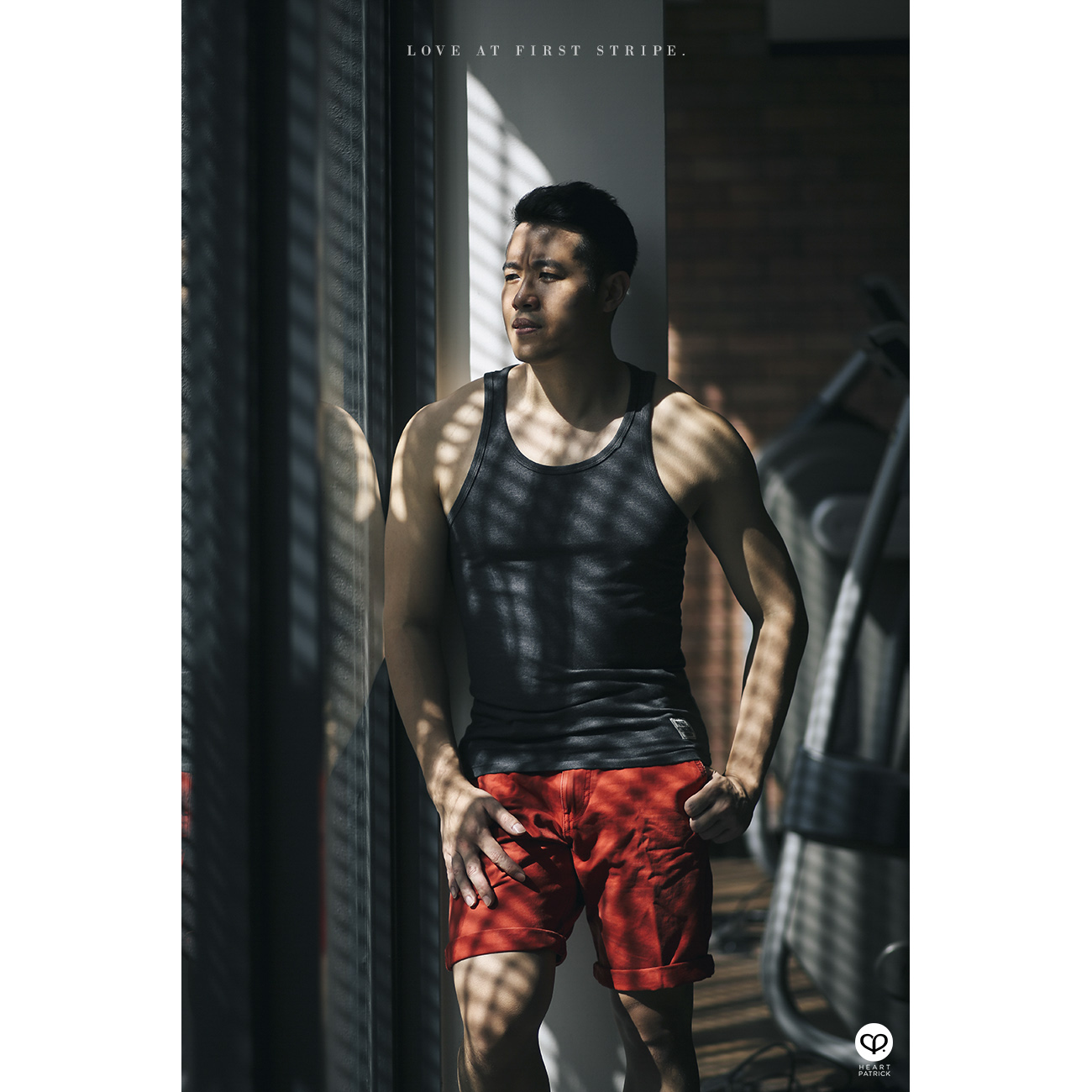 heartpatrick asianboy asianguy portrait ytl hotel stripe kuala lumpur