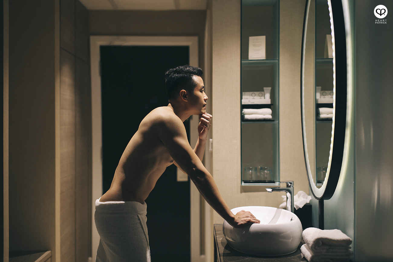 heartpatrick asianboy asianguy portrait ytl hotel stripe kuala lumpur