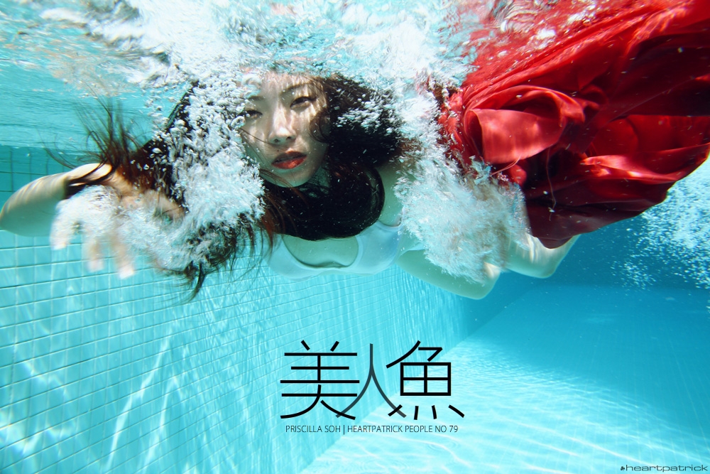 heartpatrick wedding prewedding underwater bride