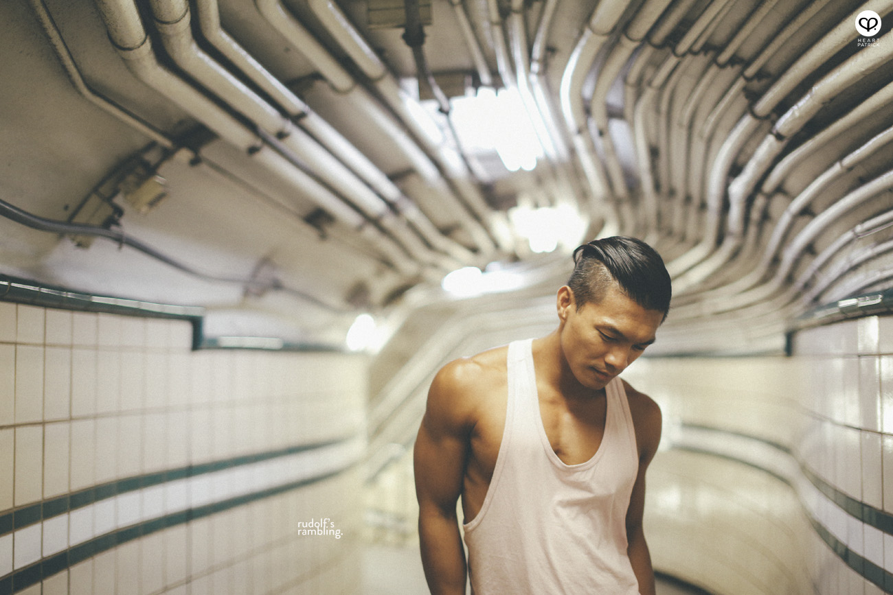 new york male pinoy portrait high line park 9th street path station