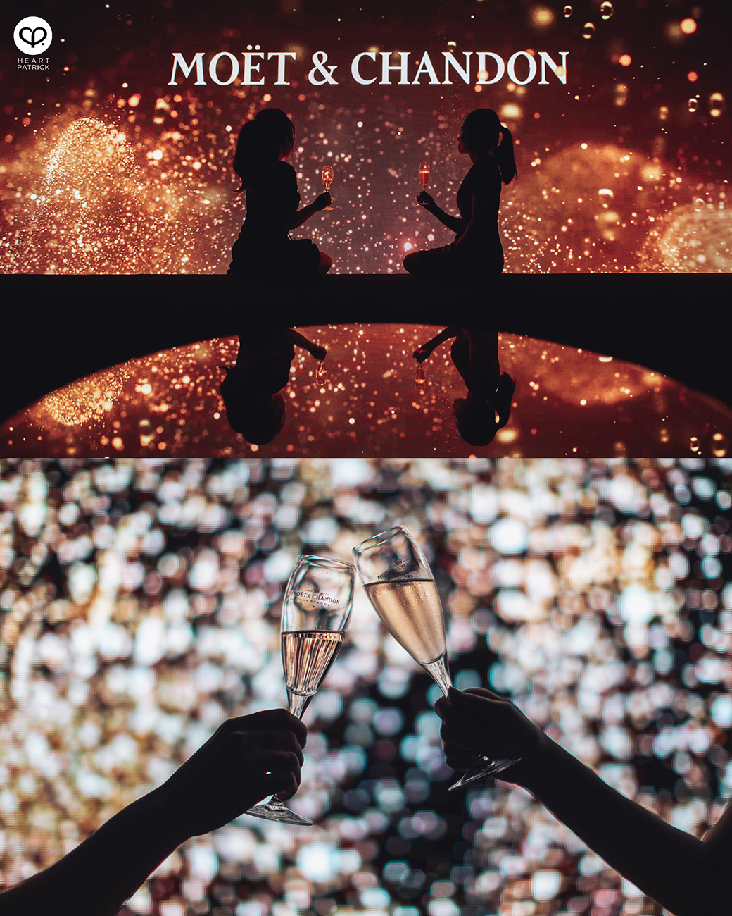 heartpatrick interior photography moet chandon installation pavilion kl perk idea