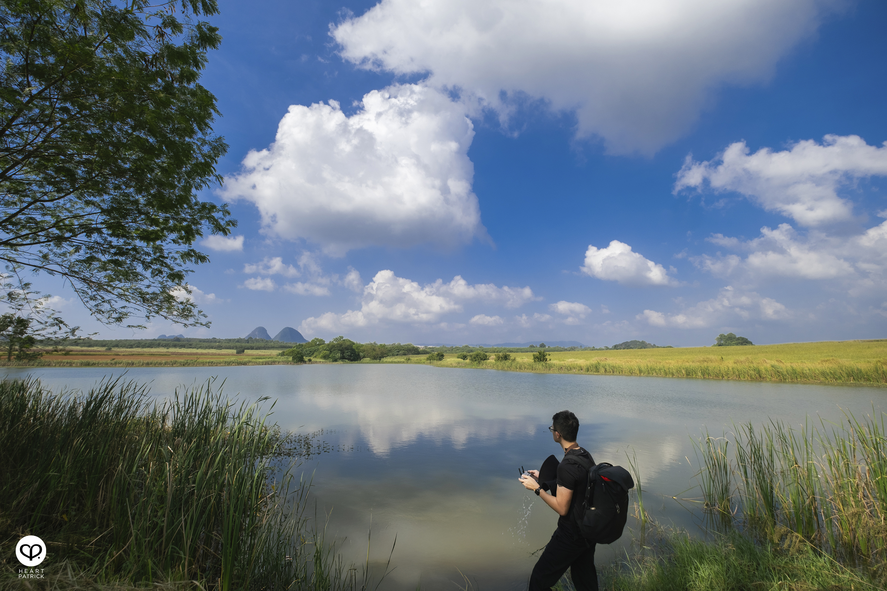 heartpatrick travel street aerial photography chuping valley kenaf plantations perlis malaysia