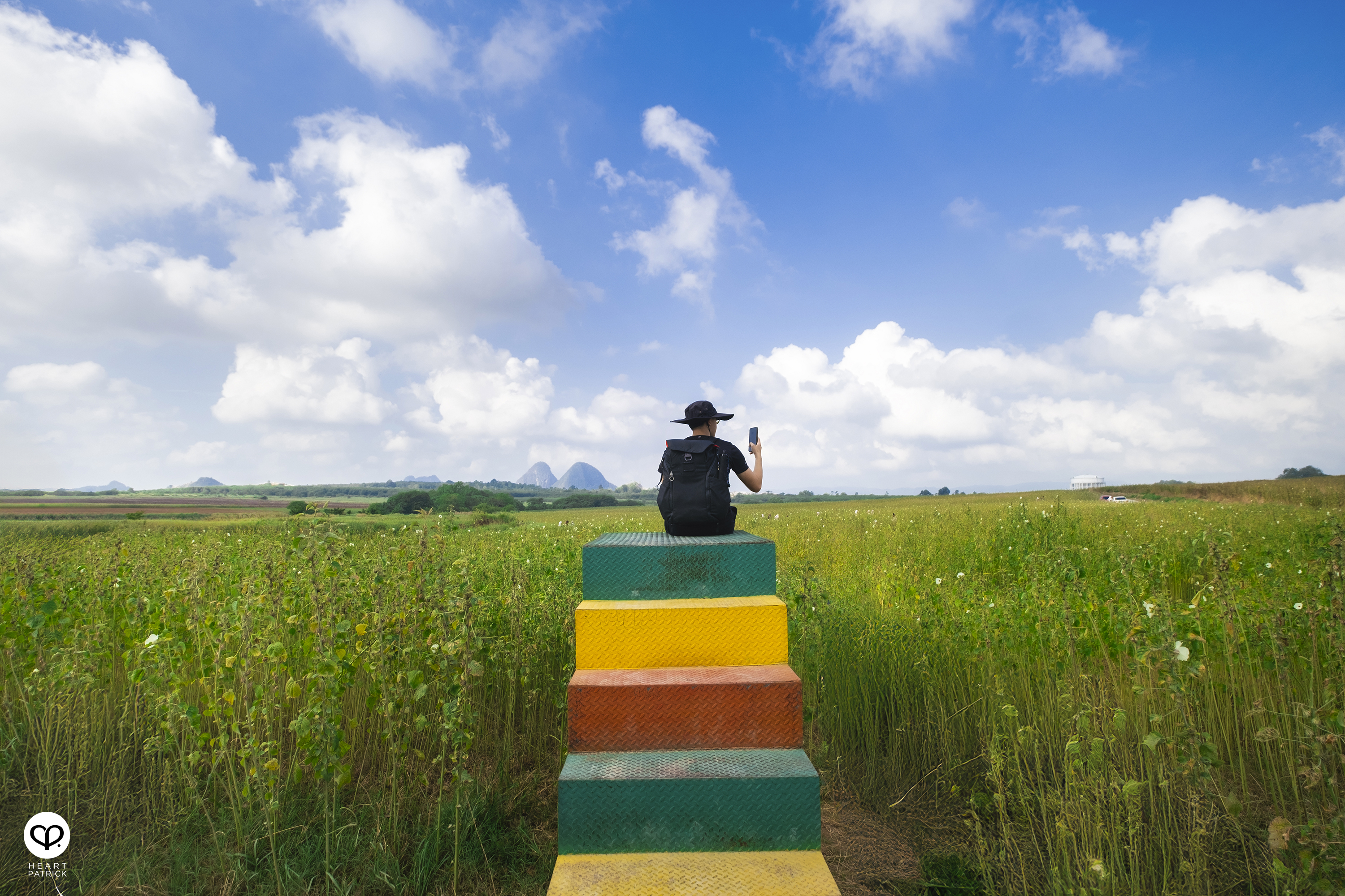 heartpatrick travel street aerial photography chuping valley kenaf plantations perlis malaysia