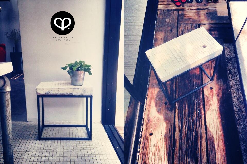 heartpatrick heartifacts industrial vintage furniture recycled railway sleeper