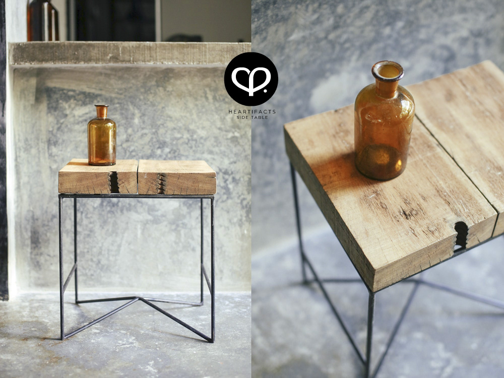 heartpatrick heartifacts industrial vintage furniture recycled railway sleeper