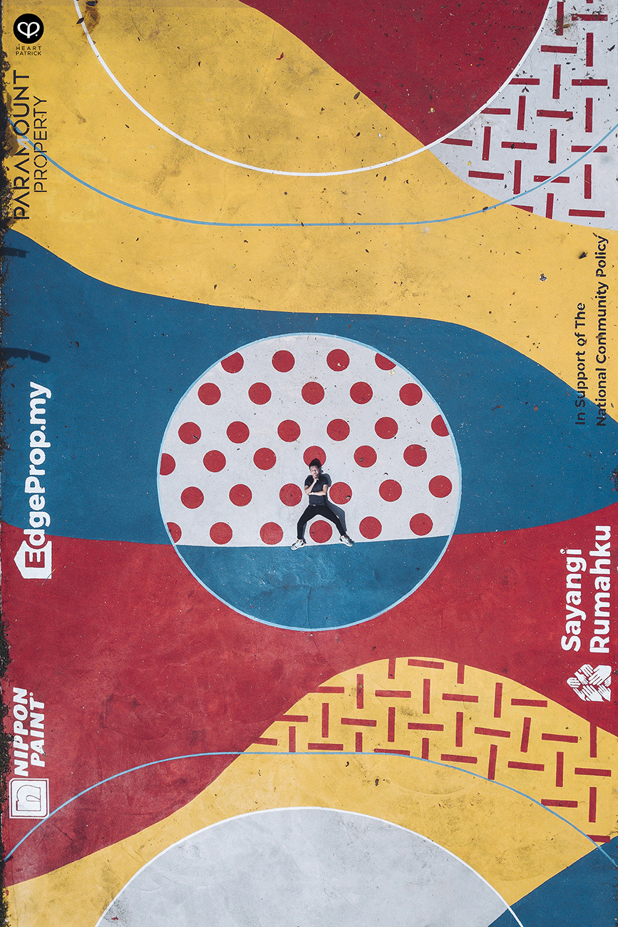 heartpatrick urban exploring street photography ppr seri cempaka colorful courts kampung pasir