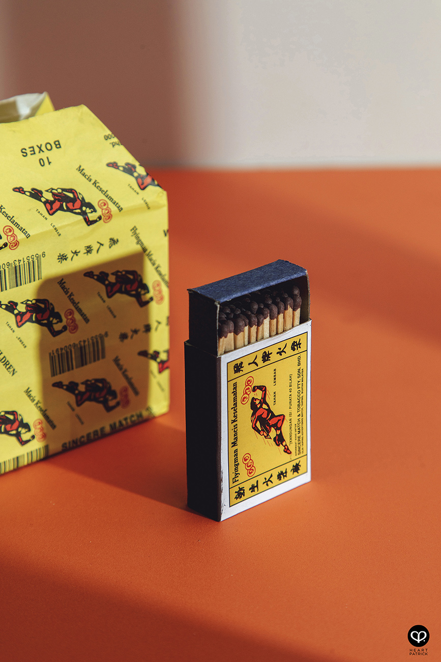 heartpatrick product photography malaysia flying man matches sincere match tobacco mancis keselamatan