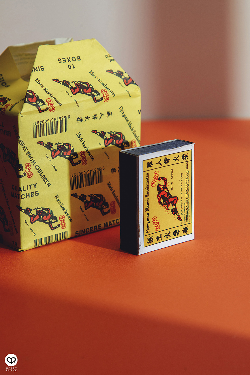 heartpatrick product photography malaysia flying man matches sincere match tobacco mancis keselamatan