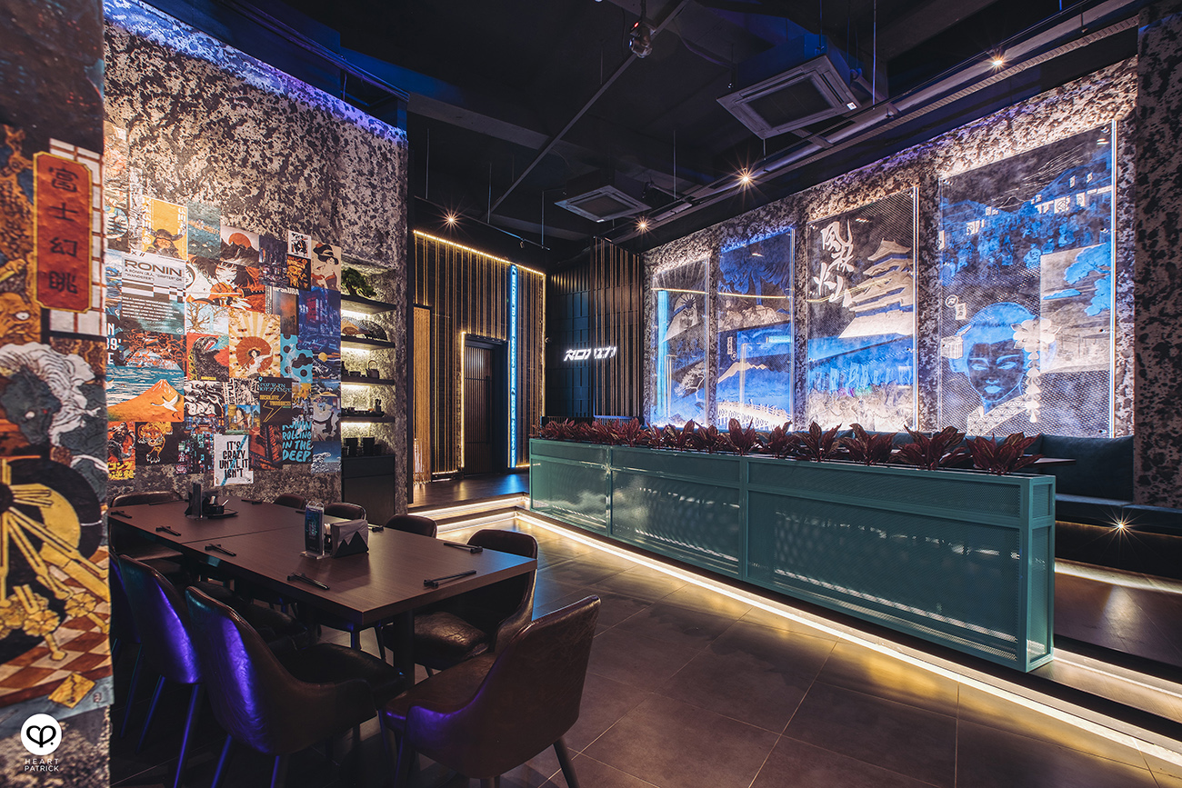 heartpatrick interior photography ronin japanese restobar arte mont kiara