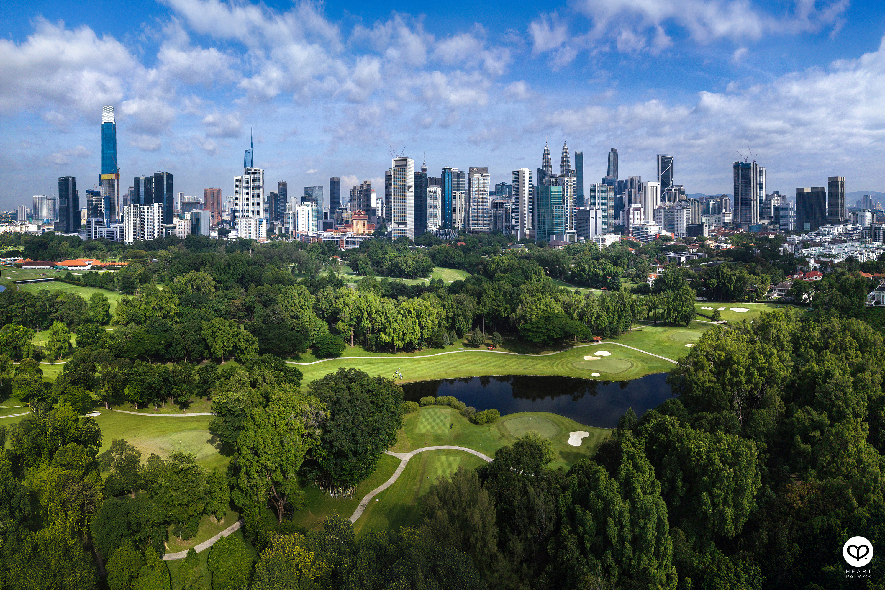 heartpatrick urban exploring aerial photography kuala lumpur city center royal selangor golf club setiawangsa pantai expressway