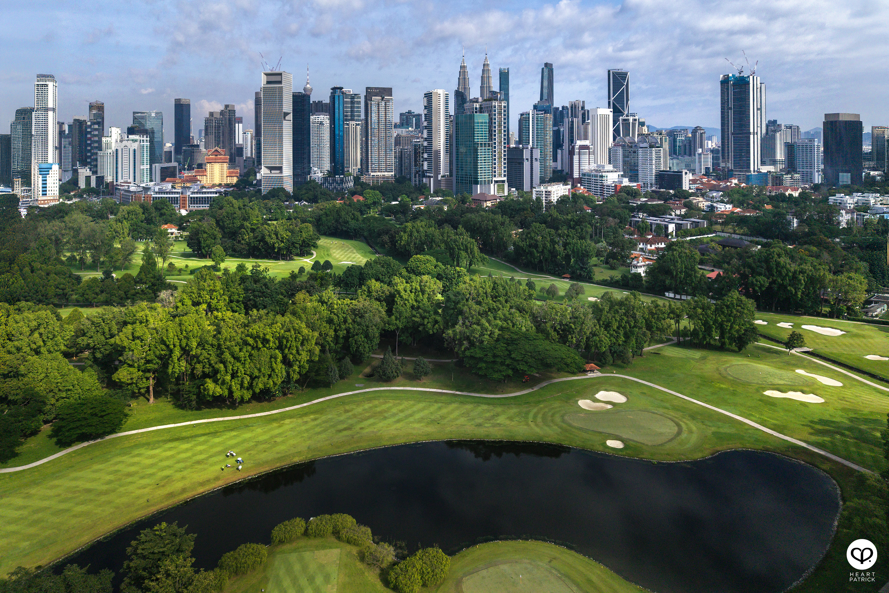 heartpatrick urban exploring aerial photography kuala lumpur city center royal selangor golf club setiawangsa pantai expressway