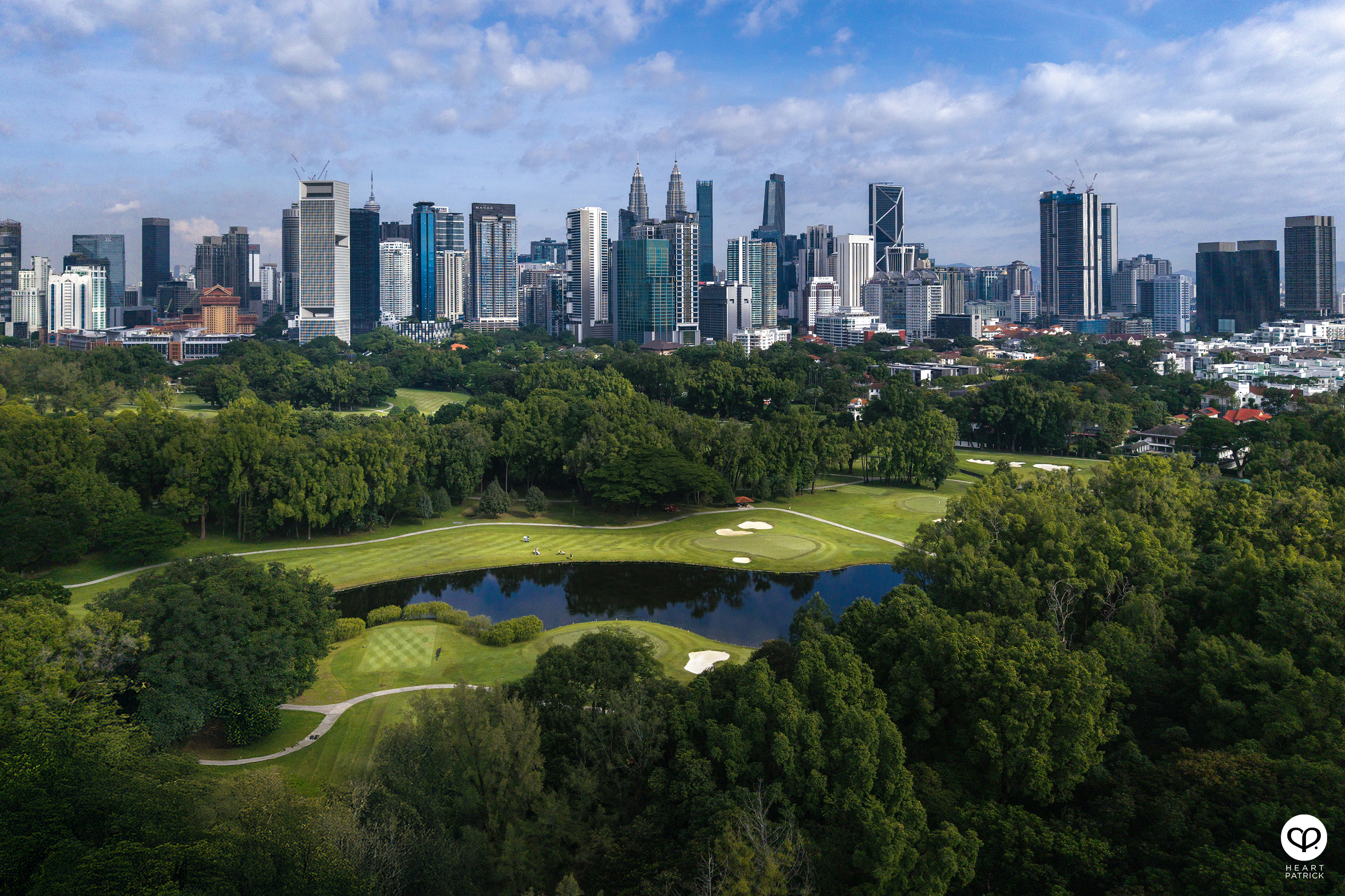 heartpatrick urban exploring aerial photography kuala lumpur city center royal selangor golf club setiawangsa pantai expressway