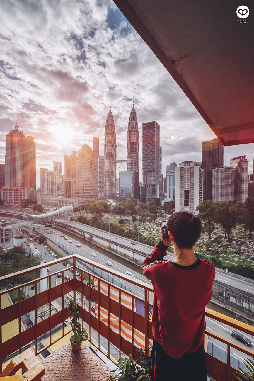heartpatrick urban exploring architecture aerial photography saloma link bridge klcc veritas architects