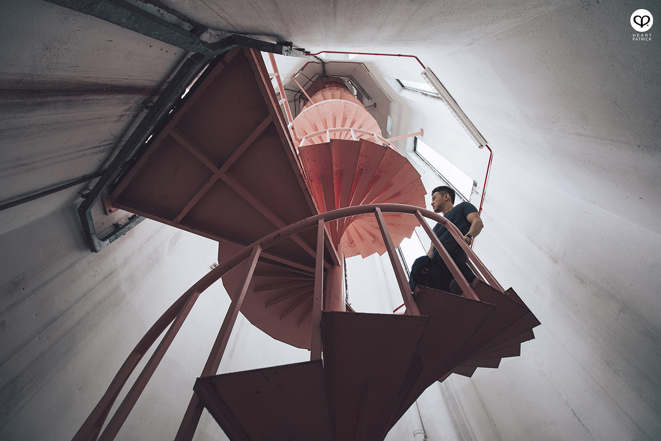heartpatrick urban exploring spiral staircase kuala lumpur