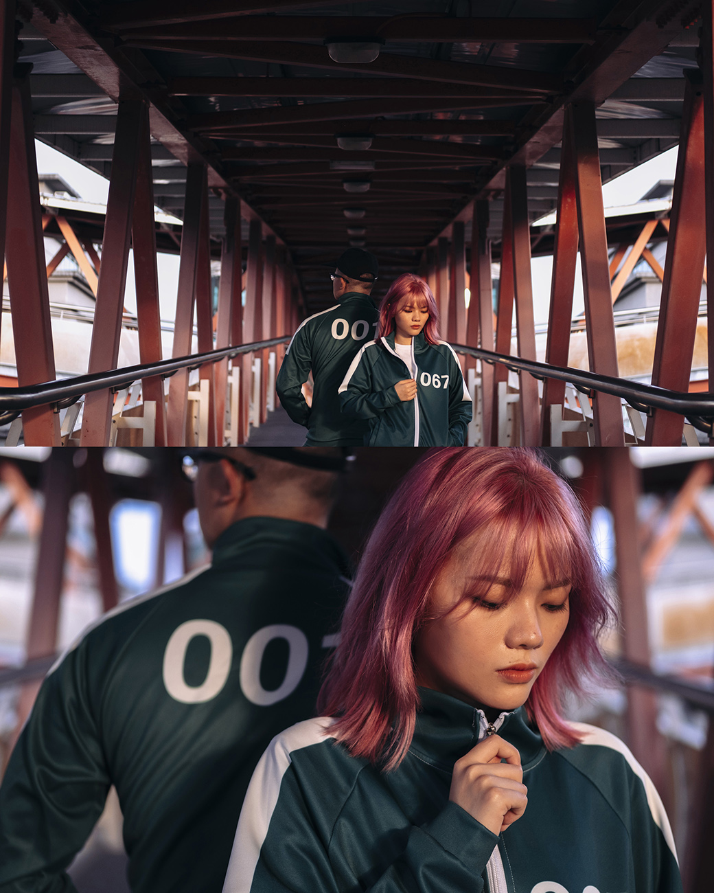 heartpatrick urban exploring strand garden squid game inspired