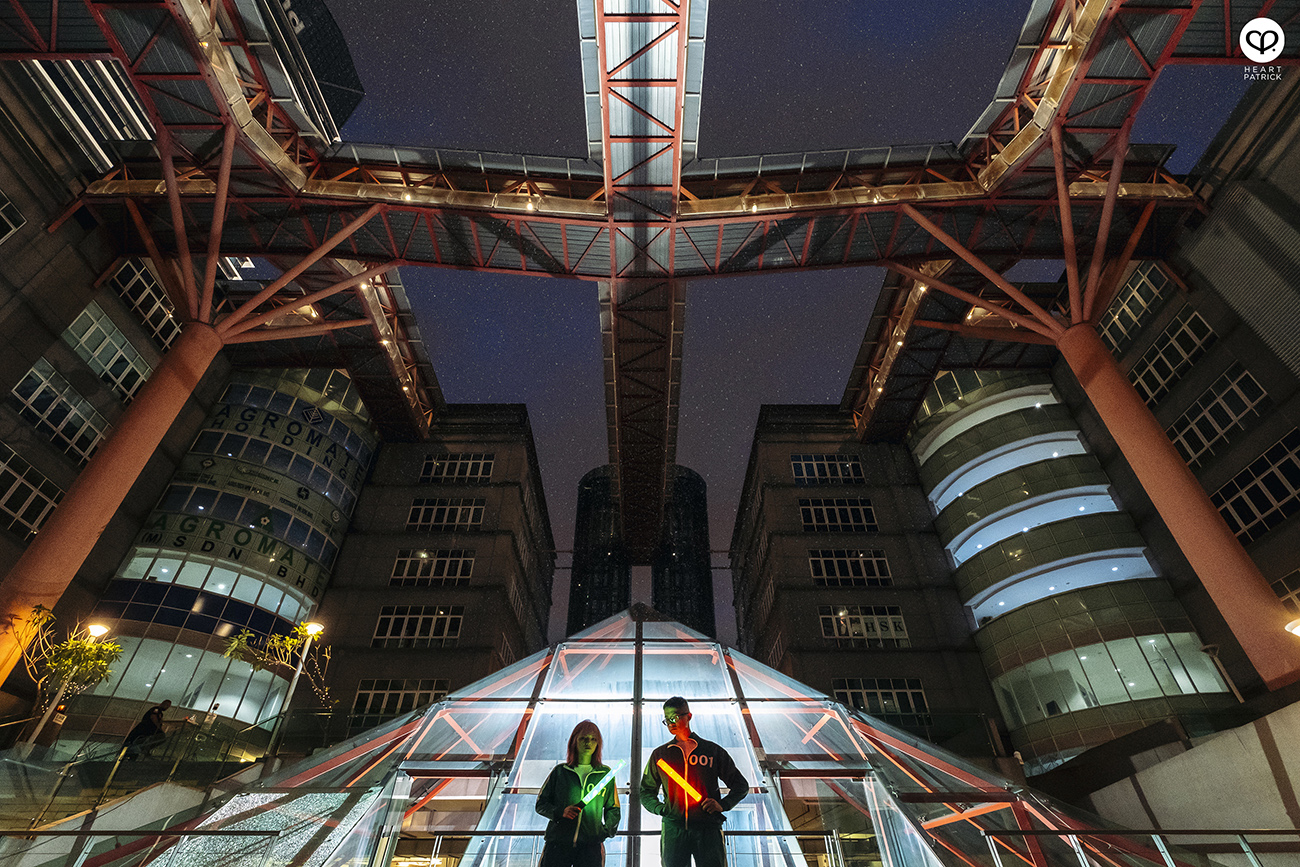 heartpatrick urban exploring strand garden squid game inspired