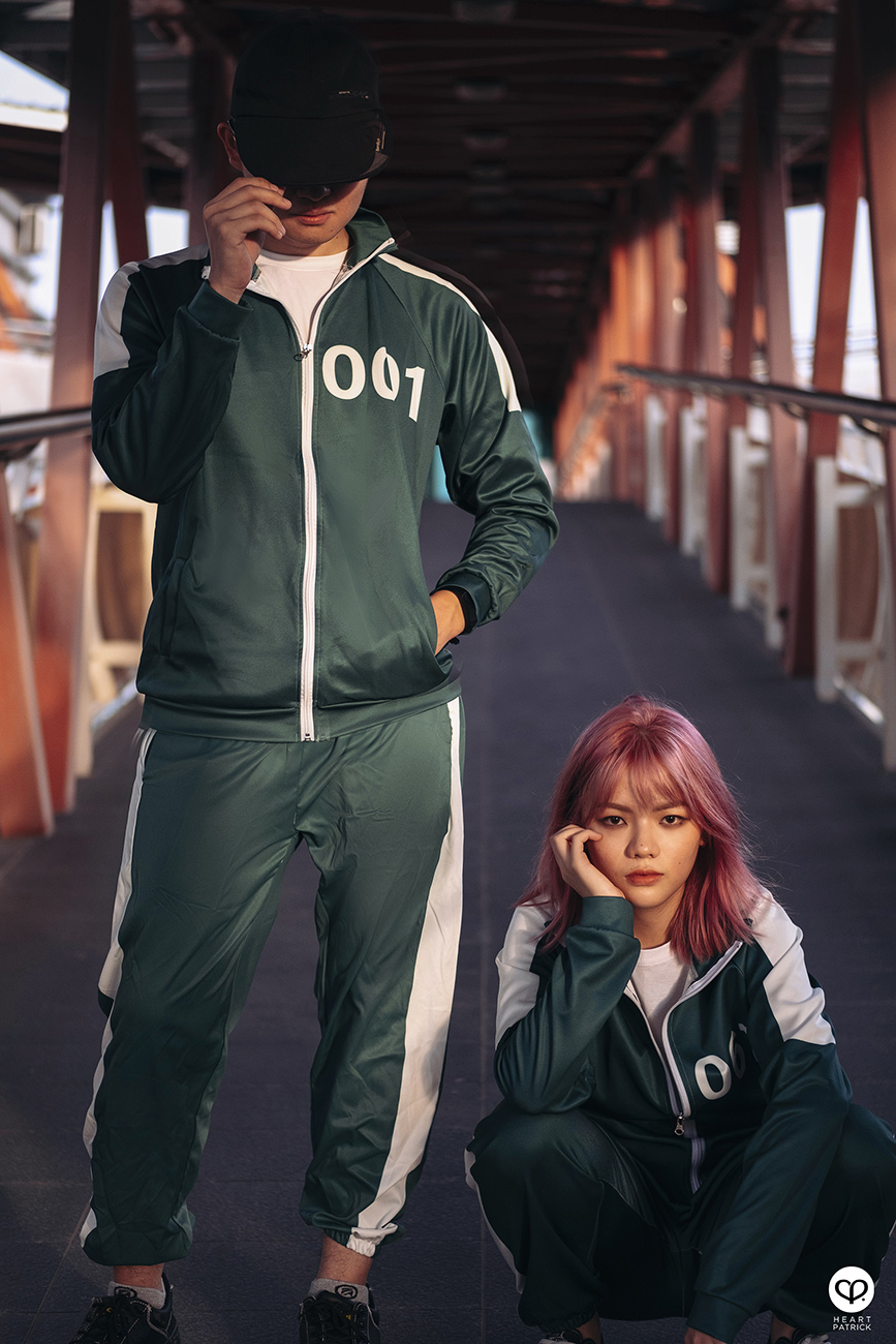 heartpatrick urban exploring strand garden squid game inspired