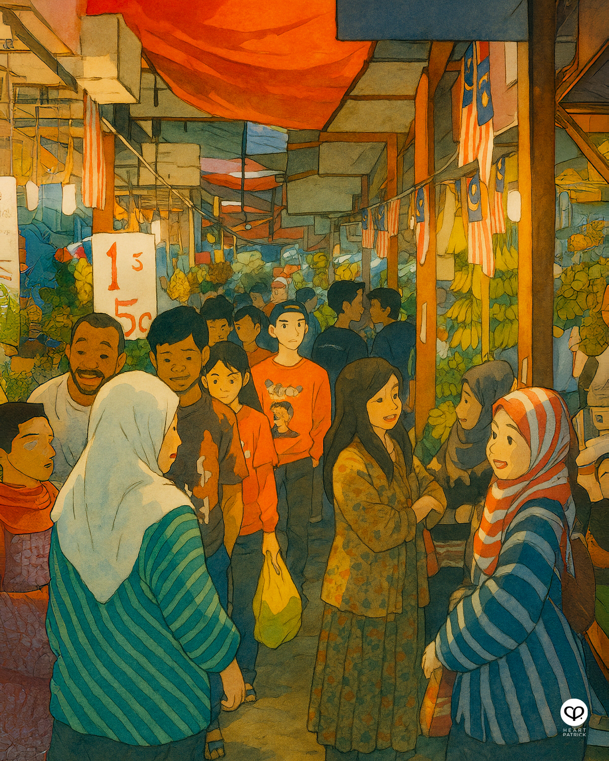 heartpatrick travel heritage photography AI art chatgpt studio ghibli kuala lumpur