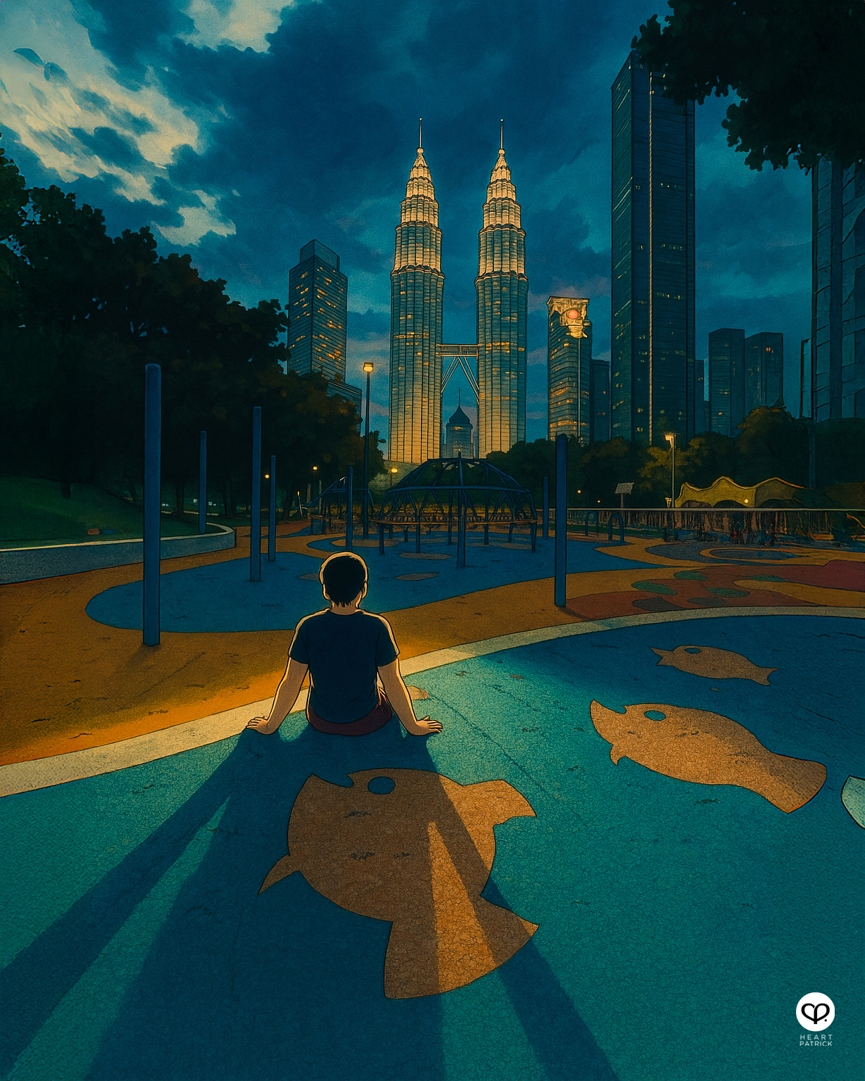 heartpatrick travel heritage photography AI art chatgpt studio ghibli kuala lumpur