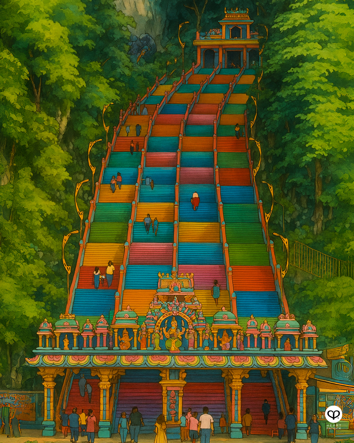 heartpatrick travel heritage photography AI art chatgpt studio ghibli kuala lumpur